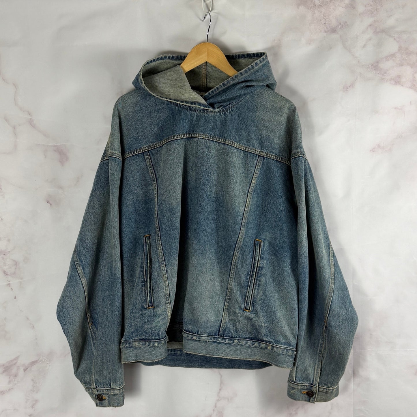 Balenciaga A/W22 Denim Hoodie