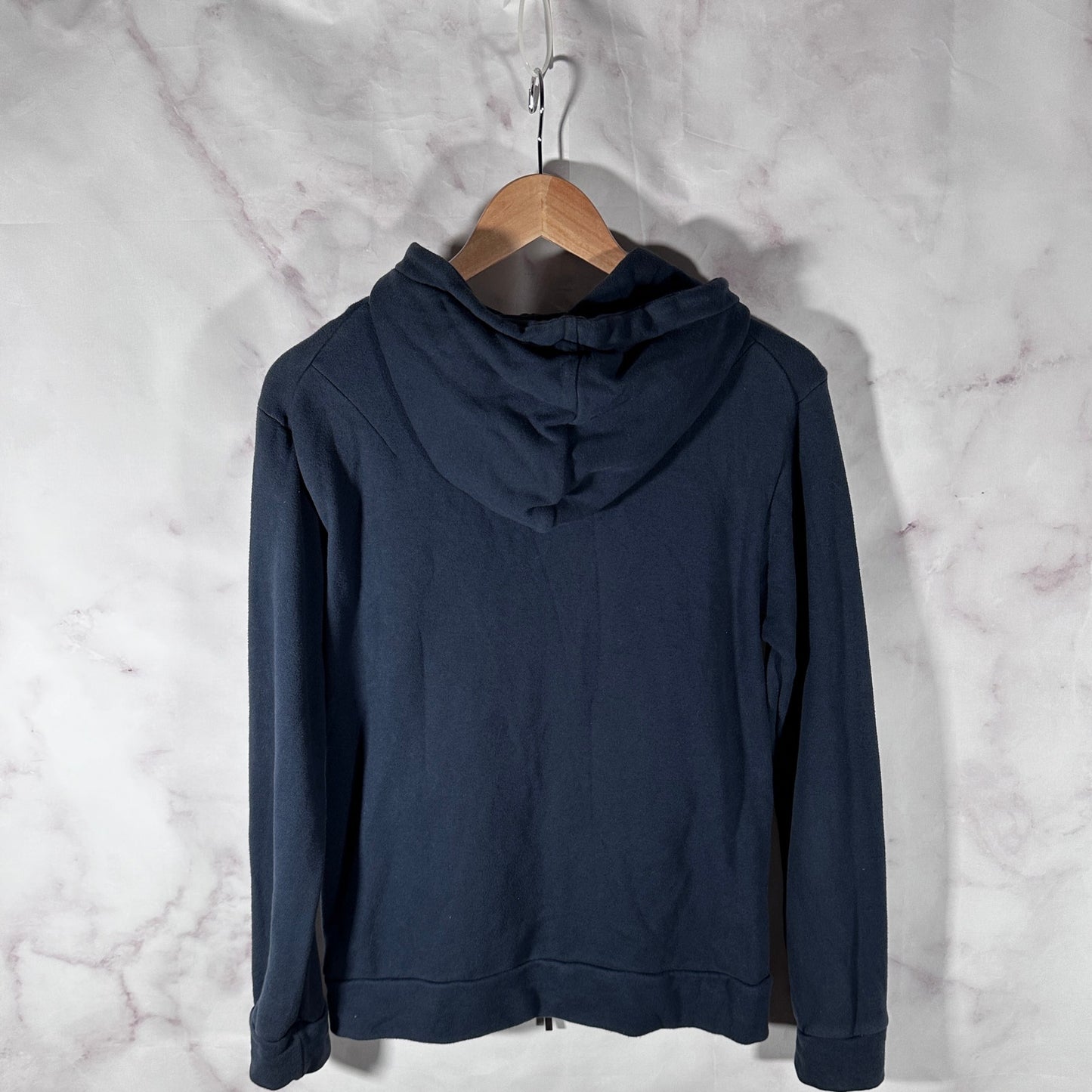 Lanvin en Blue Navy Zip-Up Hoodie