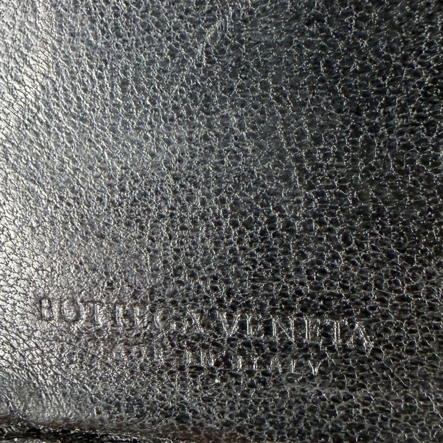 Bottega Veneta Intrecciato Leather Black Woven Long Bifold Wallet