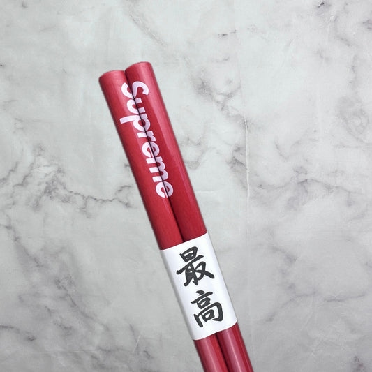 Supreme F/W17 Red Chopsticks Set