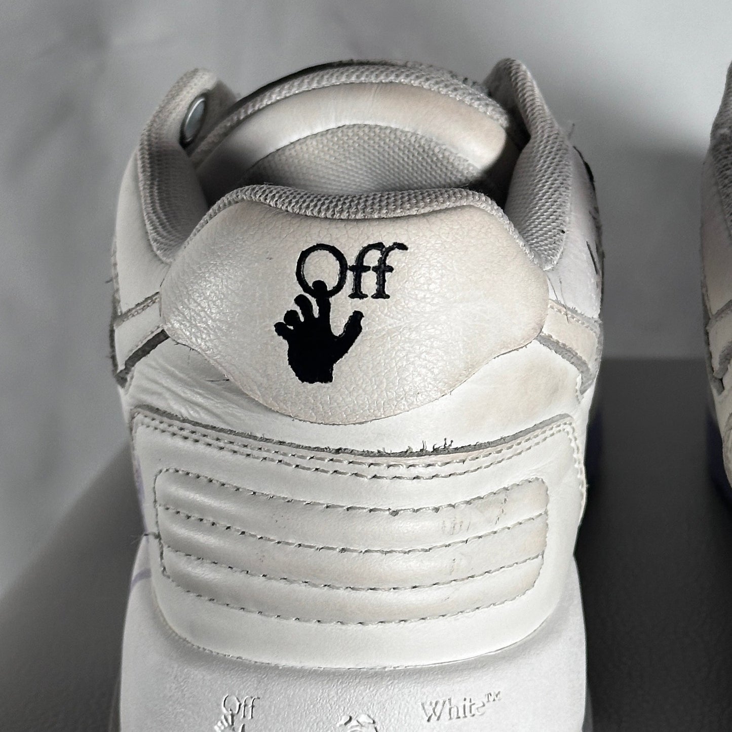 Off-White White/Lavender Out of Office “For Walking”