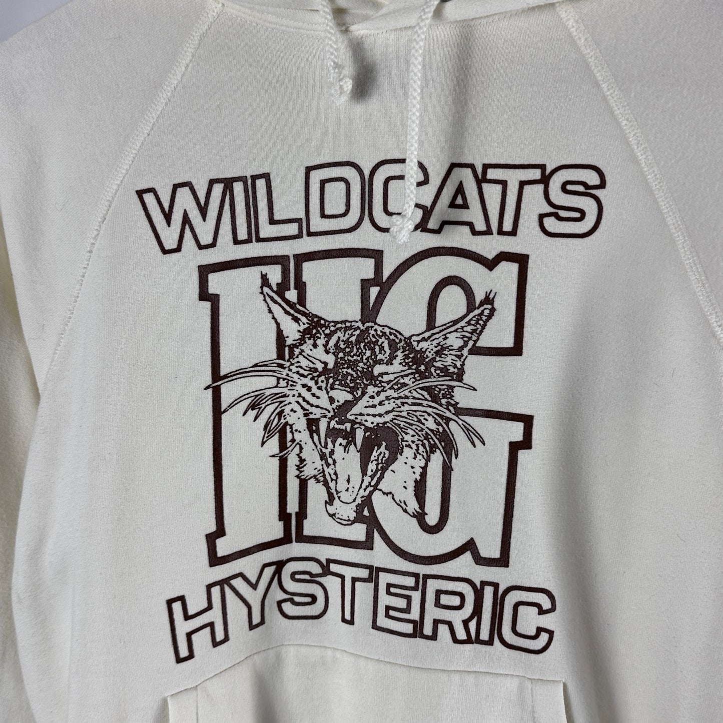 Hysteric Glamour Wildcats White Hoodie