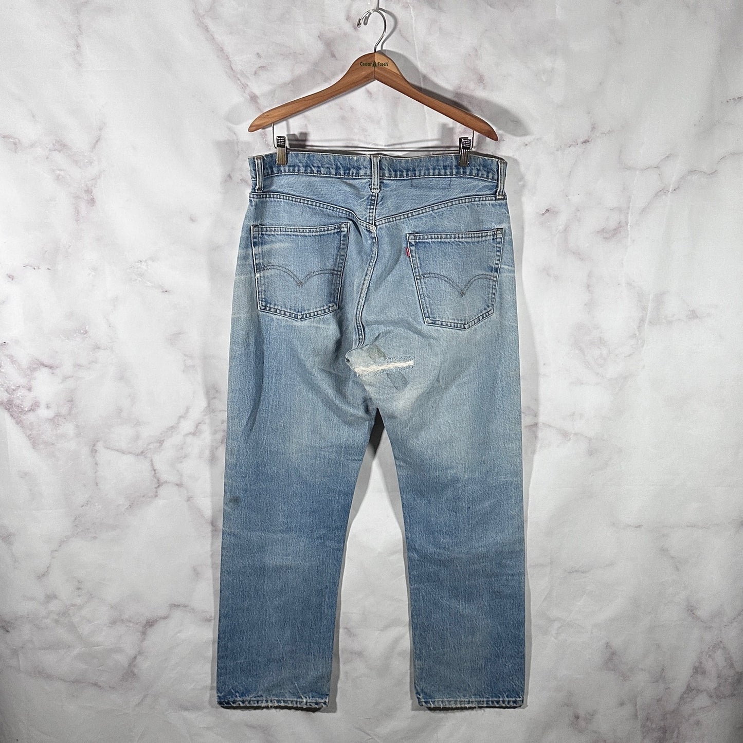 Vintage Levi’s 501 Distressed Light Wash Denim