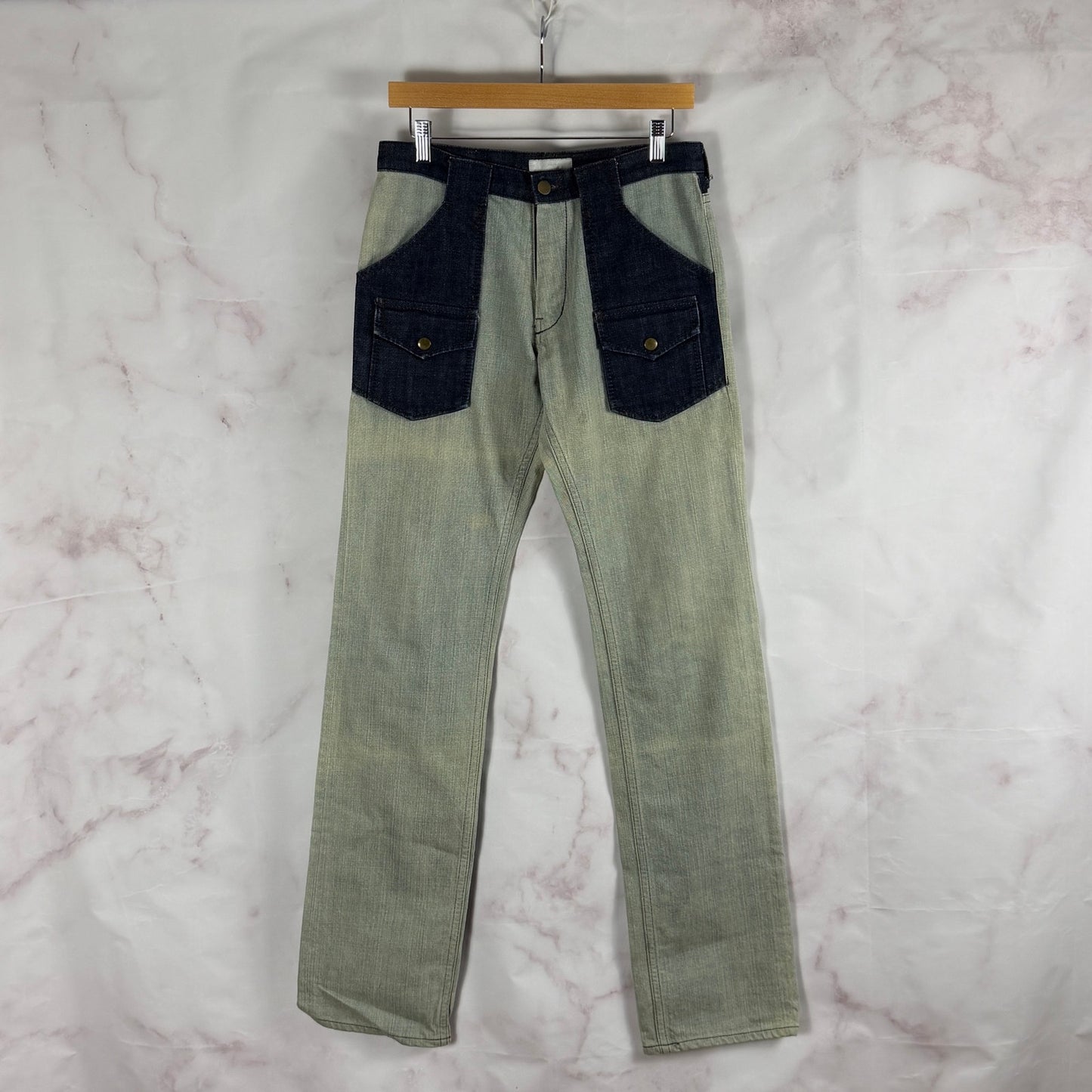 Number (N)ine A/W02 Nowhere Man Bush Pocket Denim