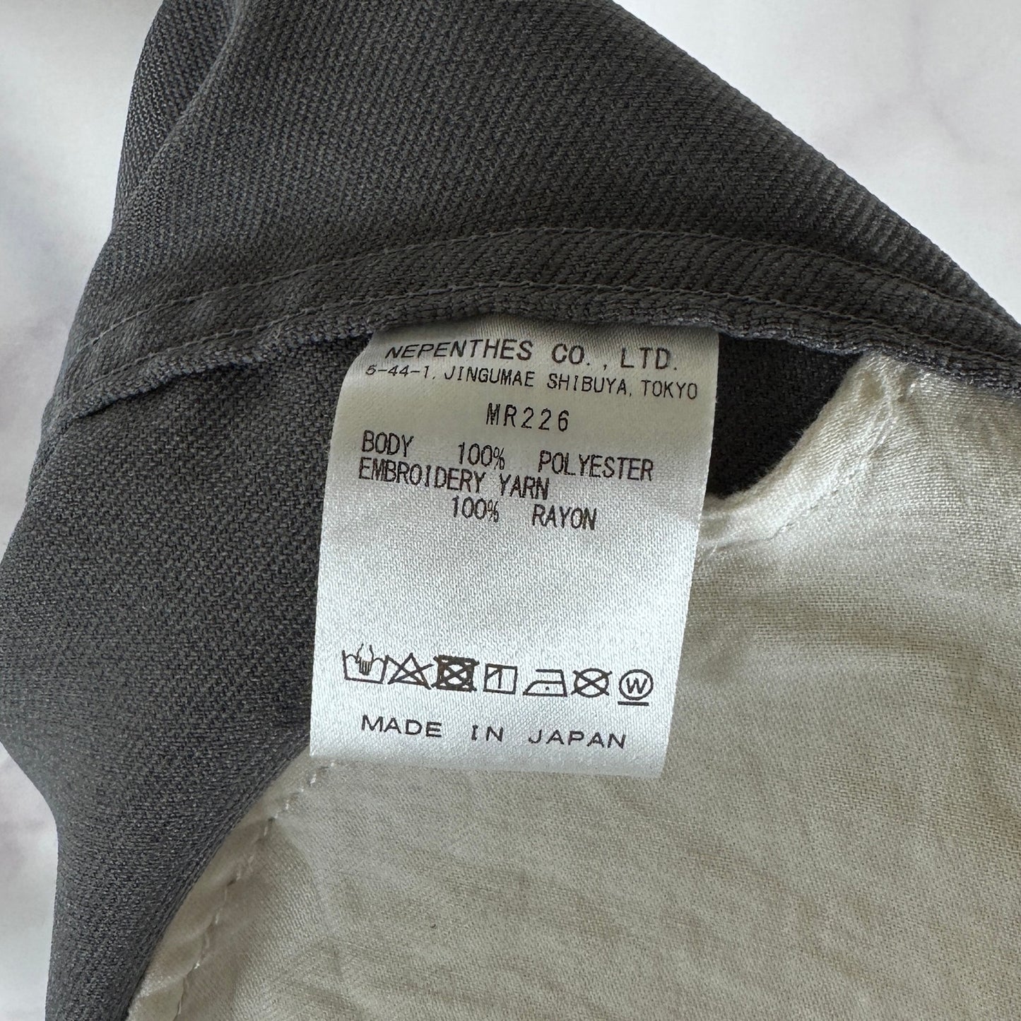 Needles Grey Western Twill Pant