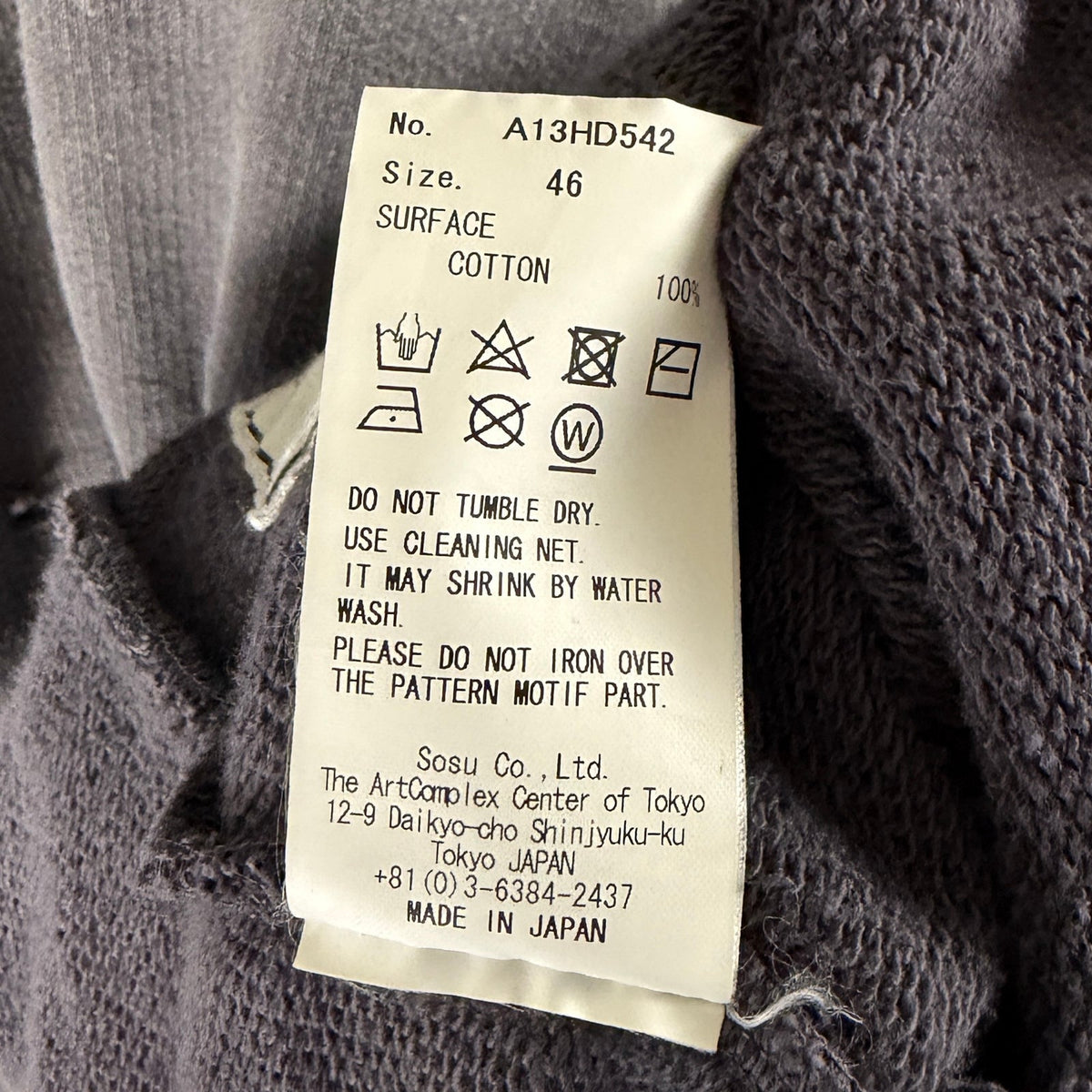 Maison Mihara Yasuhiro Sun Faded Distressed Hoodie