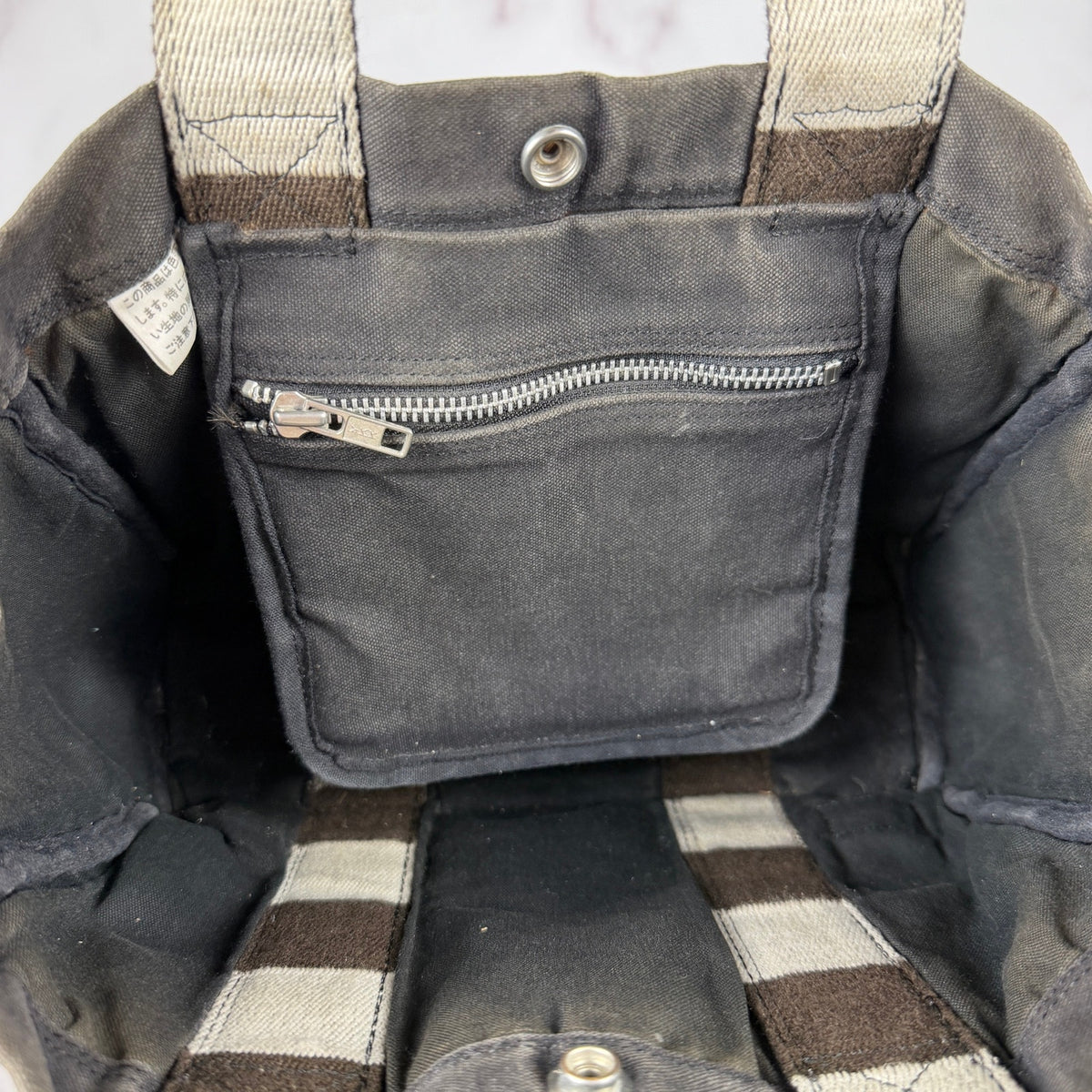Porter-Yoshida & Co. Black Canvas Mini Tote