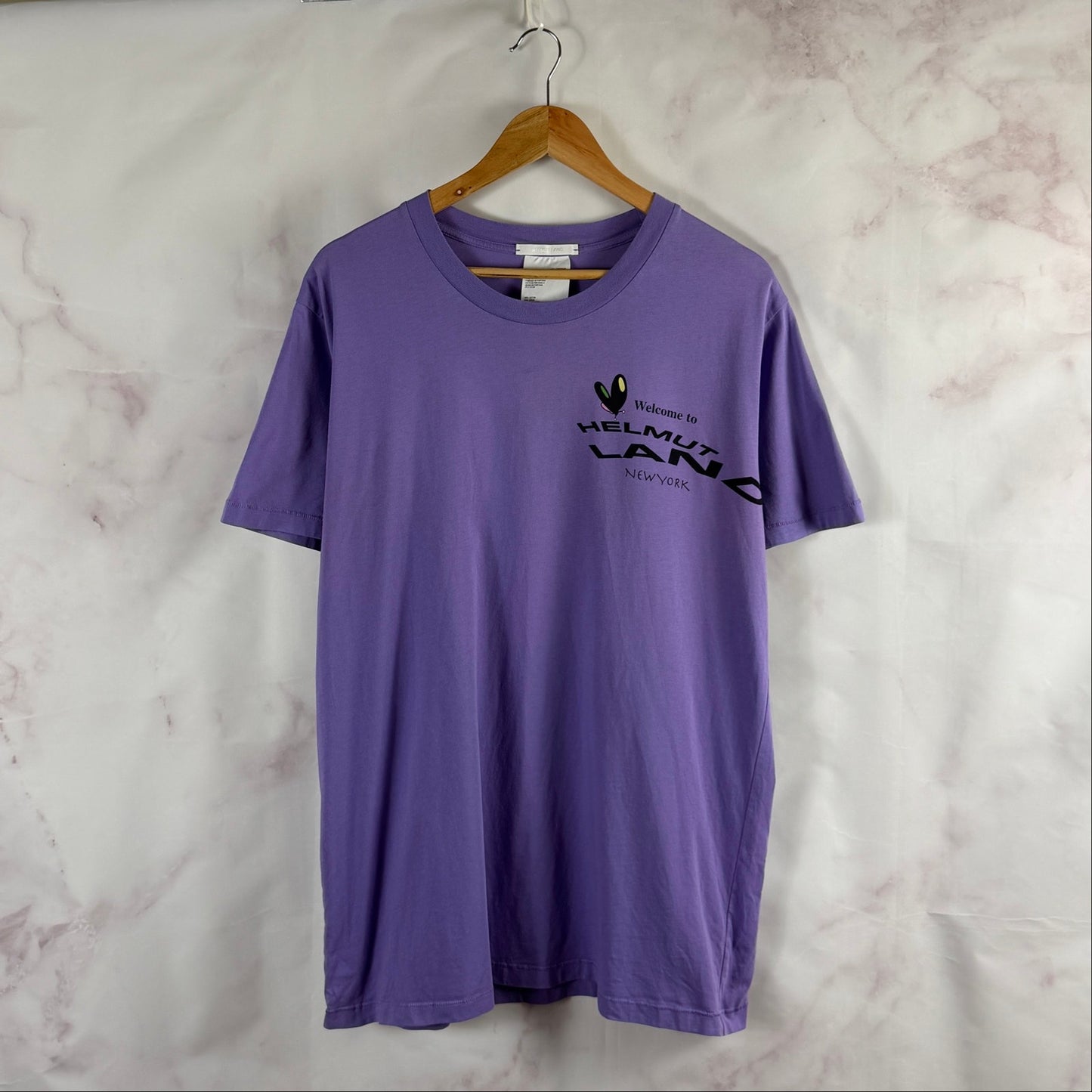 Helmut Lang Purple NY Store Tee