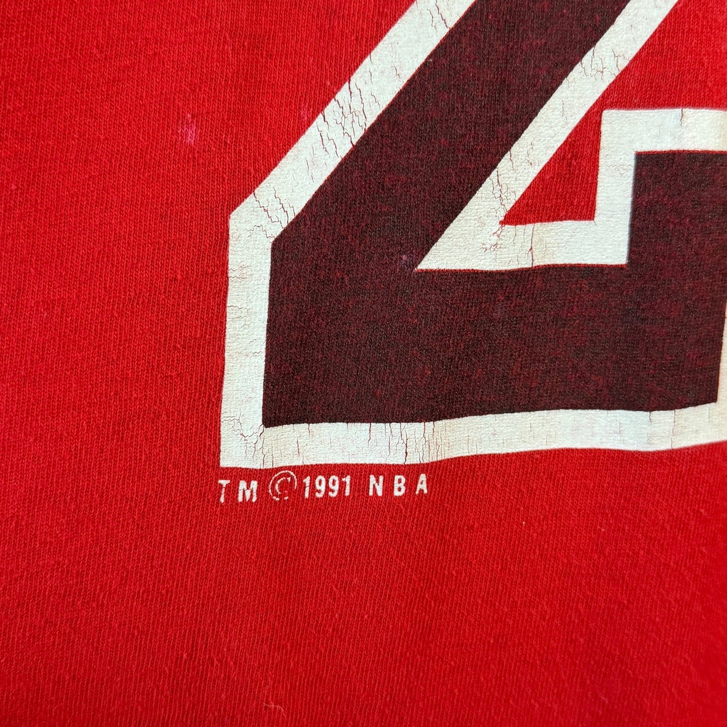 Vintage 1990 Logo 7 Michael Jordan Chicago Bulls Tee