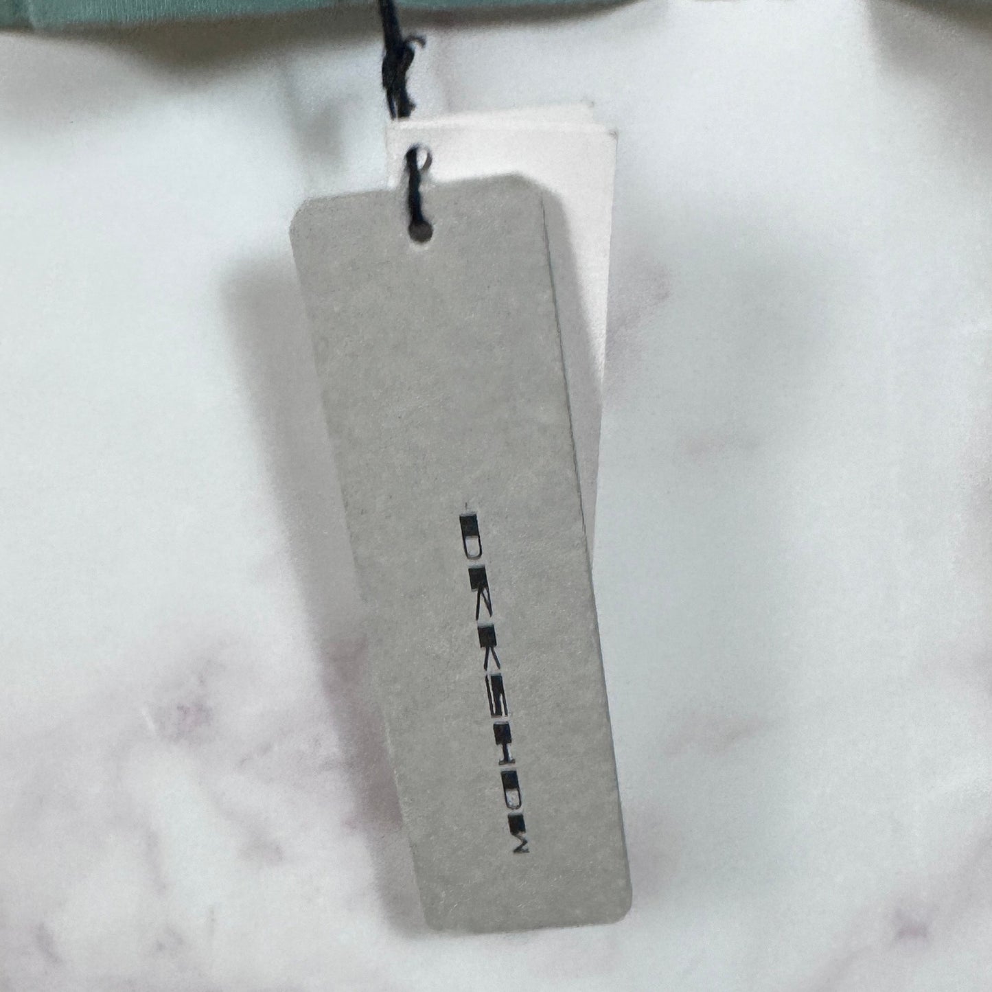 Rick Owens DRKSHDW Hustler Aqua Layered Hoodie