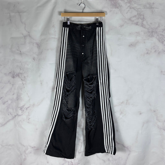 Dasyori 5-Stripe Distressed Denim