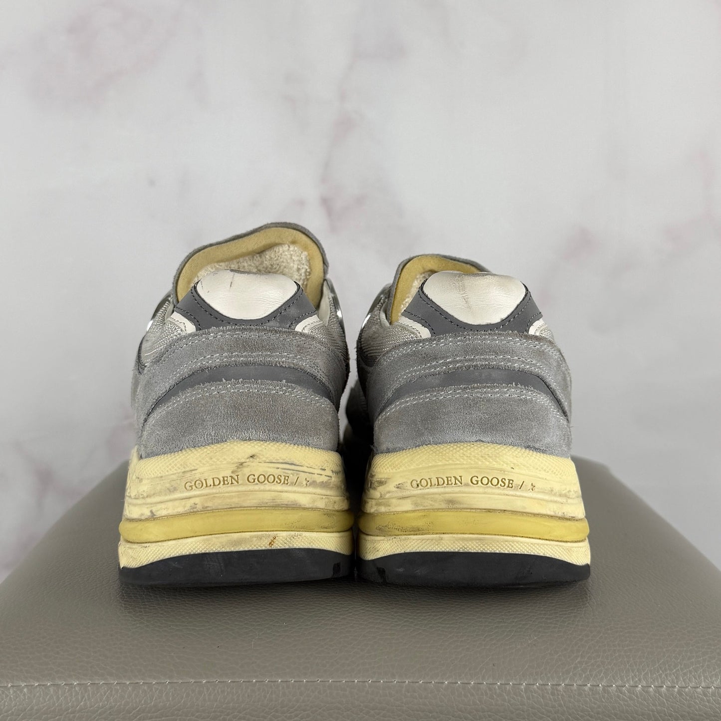 Golden Goose Dad Star Running Grey