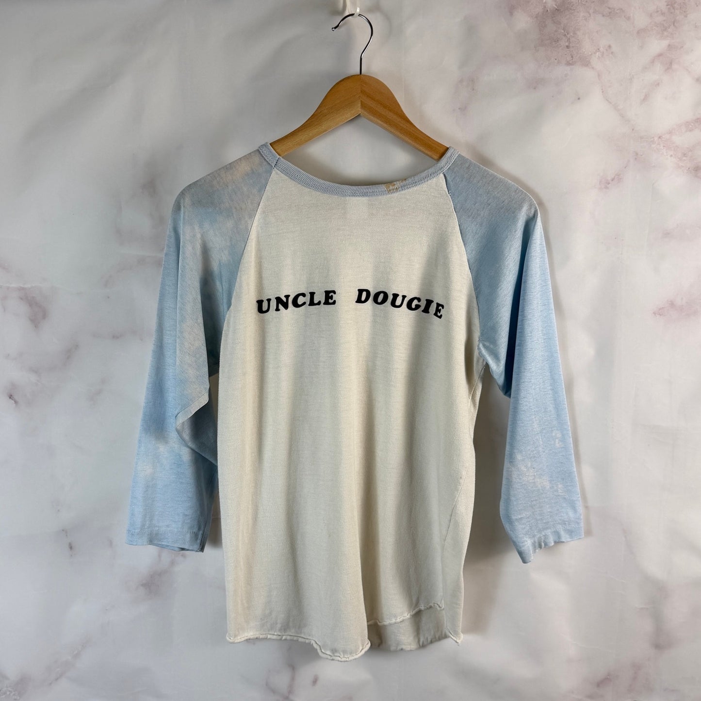 Vintage 1980 Roach Uncle Dougie Motorcycle Baseball Shirt