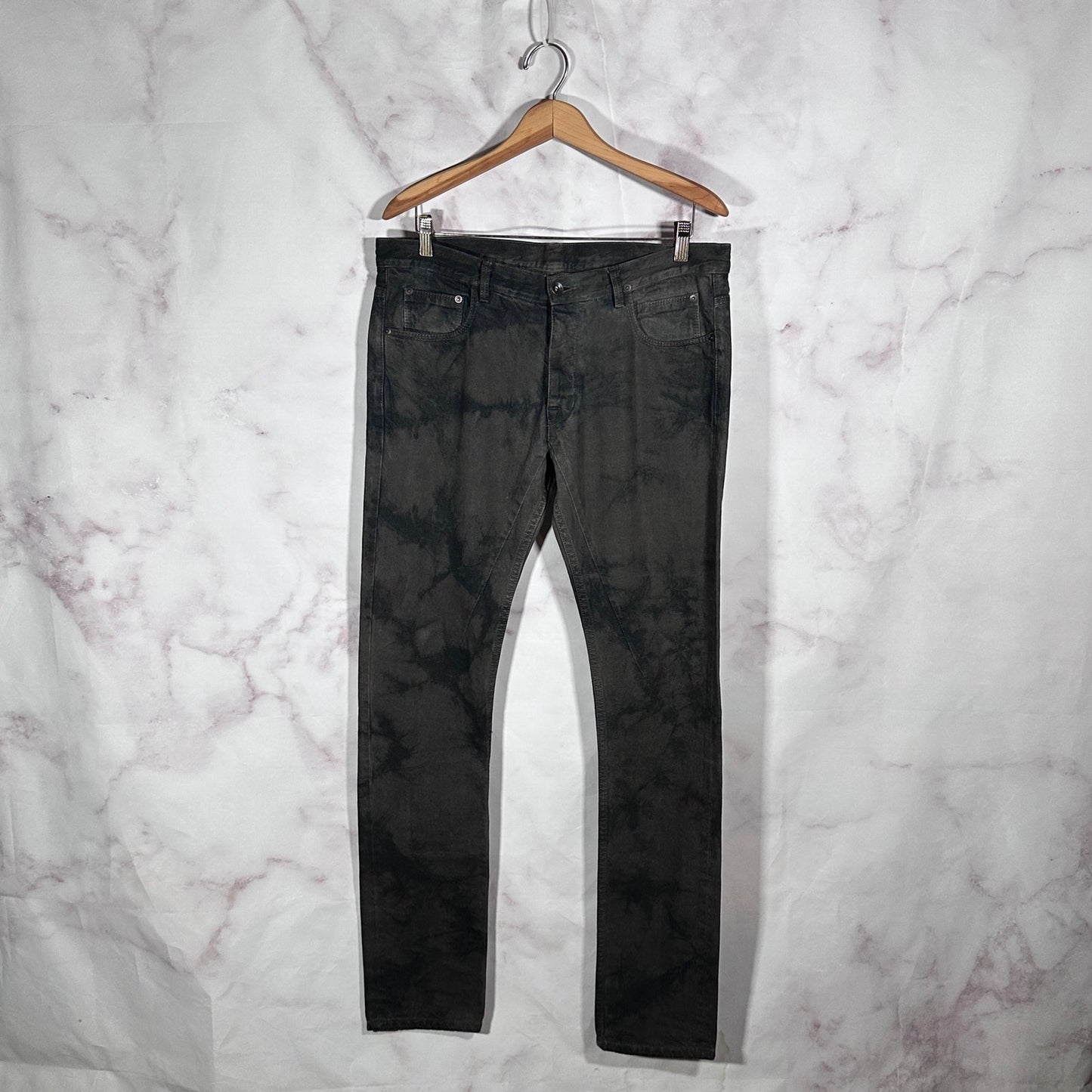 Rick Owens DRKSHDW S/S15 Faun Batik Dark Dust Denim