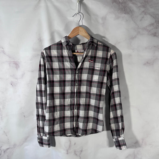Hysteric Glamour Black/White Plaid Cherry Flannel