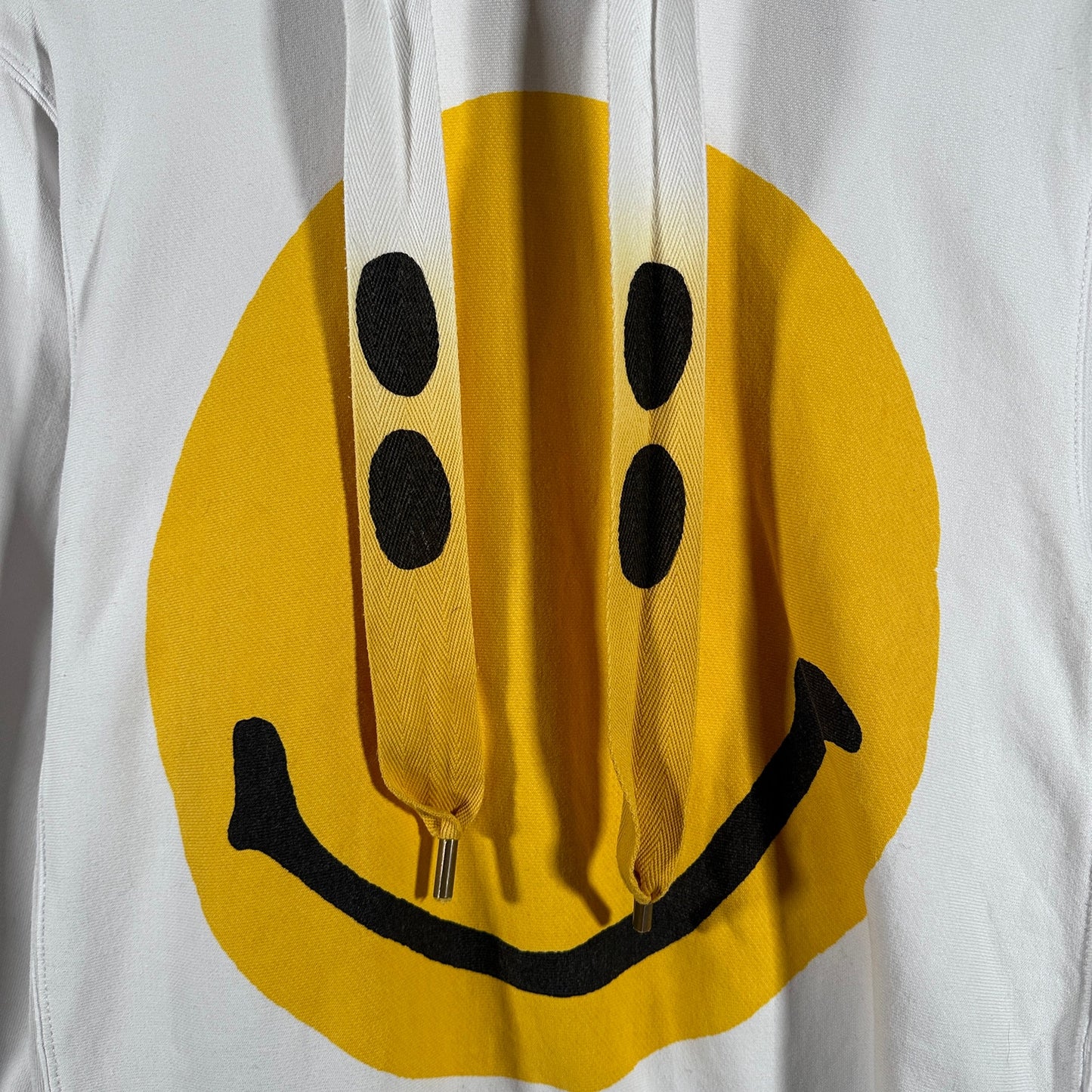 Kapital White Rain Smiley Hoodie