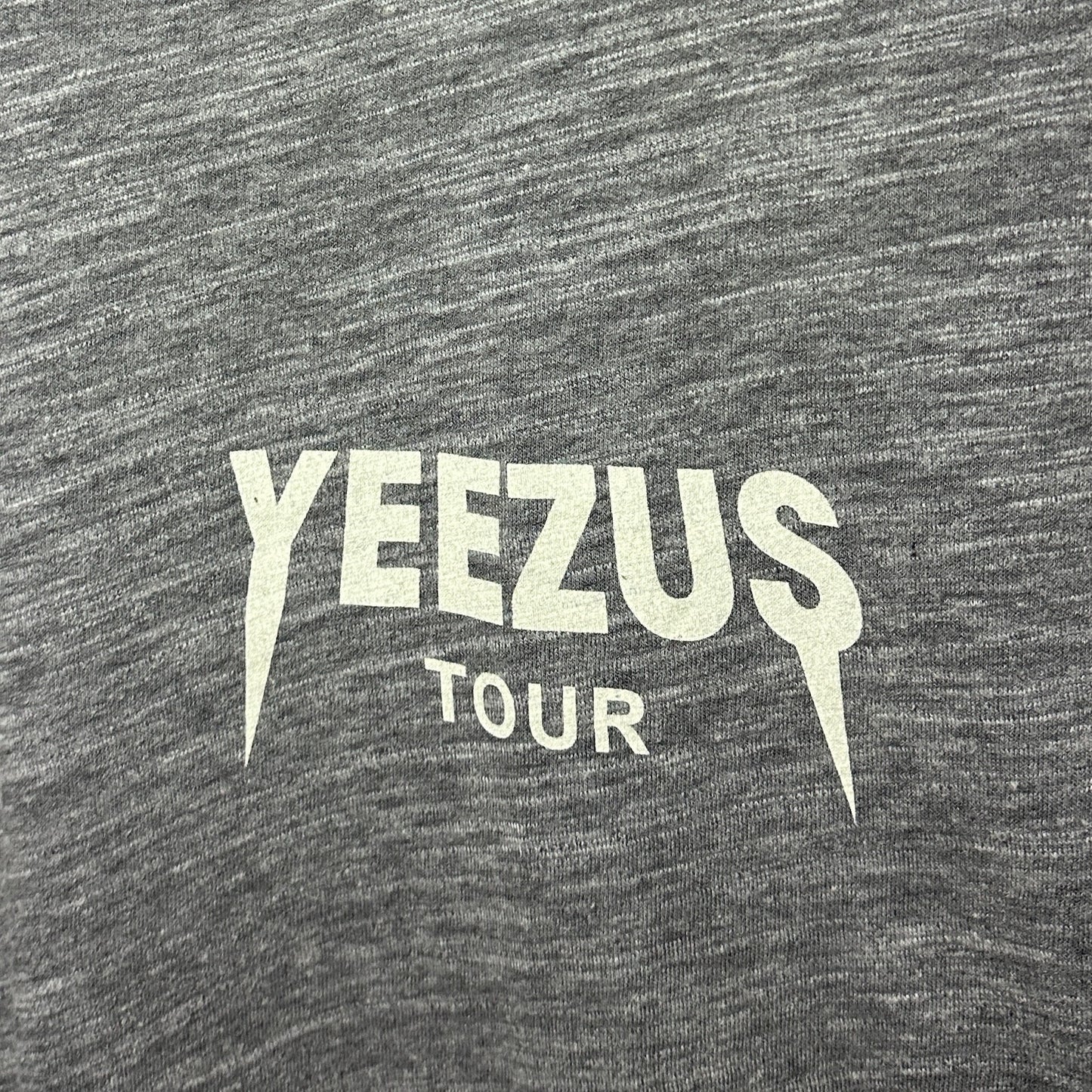 Yeezus Tour Logo Heather Grey Tee