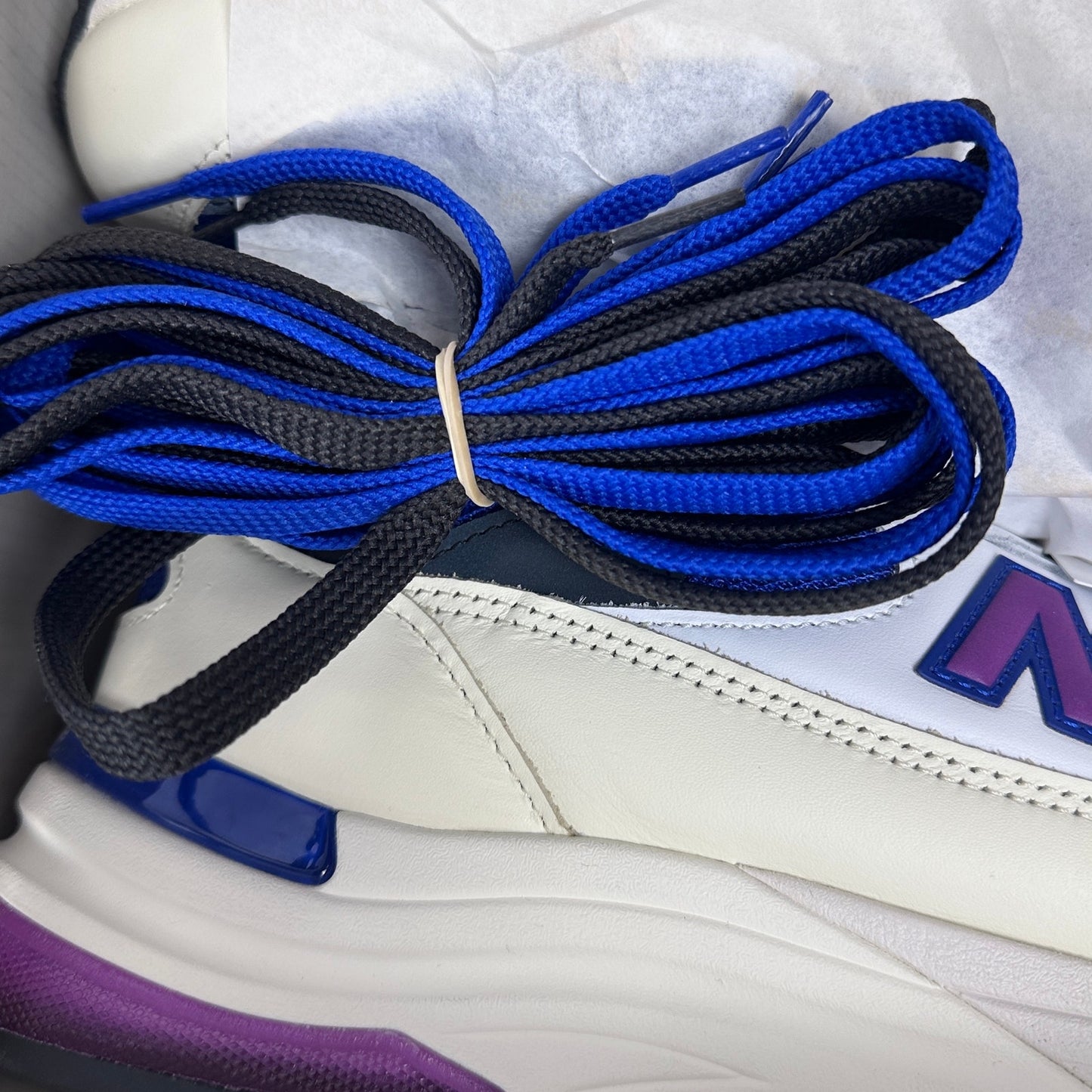 New Balance 992 MiUSA White Royal Purple Fuchsia