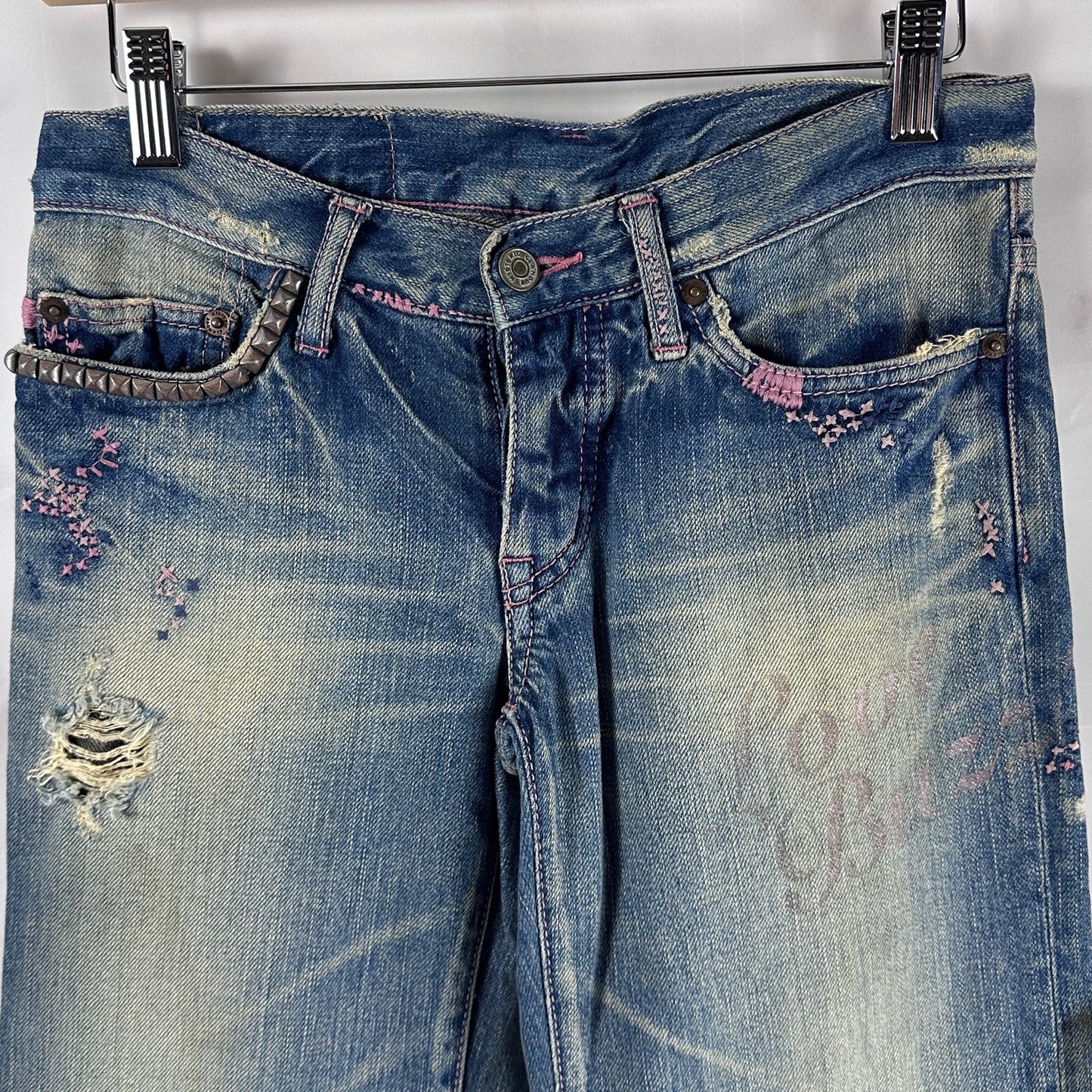 Hysteric Glamour ‘Love Buzz’ Japanese Repaired Denim