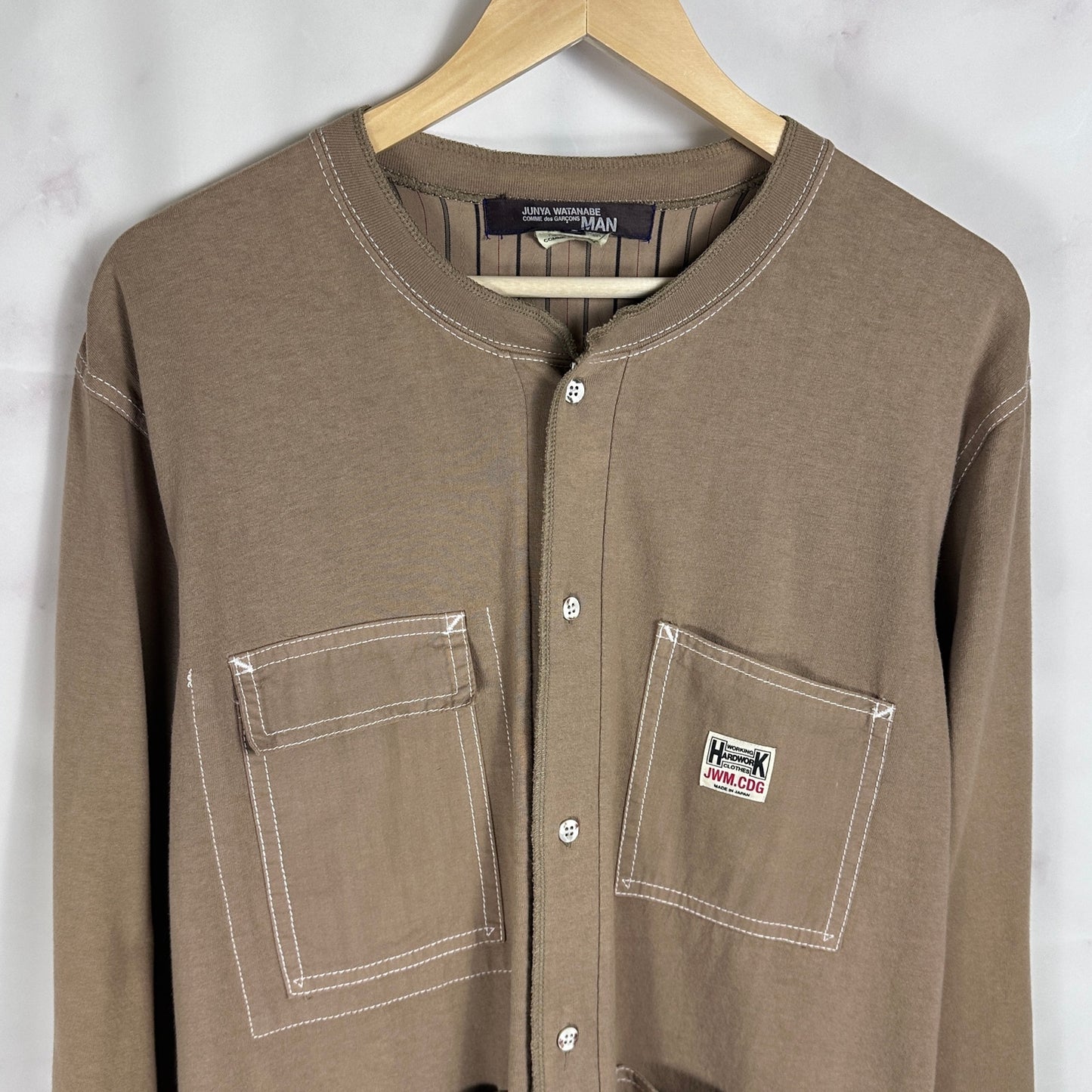 Comme des Garçons Junya Watanabe 2005 Work Button-Up Sweatshirt