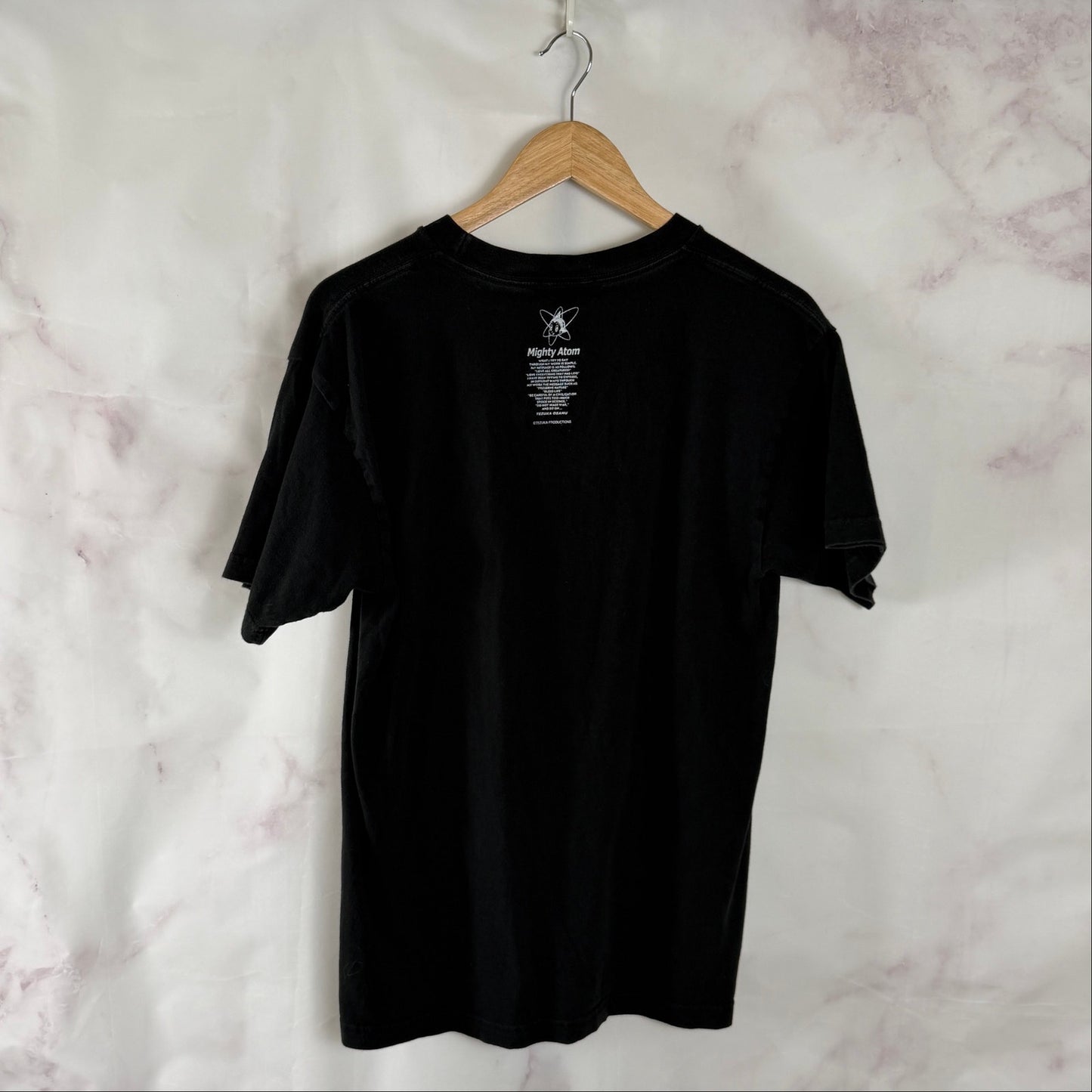 Vintage Tezuka Osamu Astroboy Holographic Black Tee