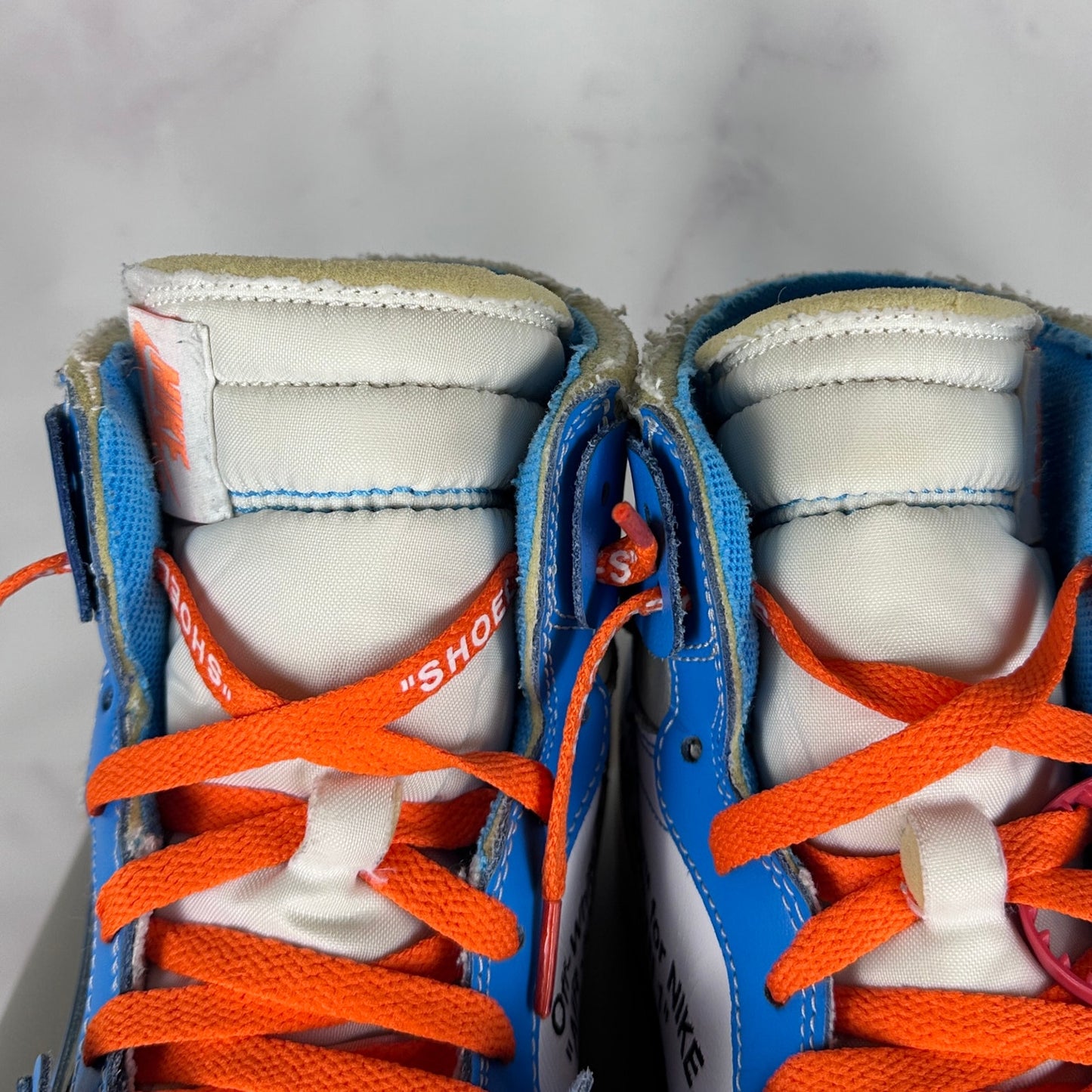 Nike x Off-White Jordan 1 Retro High University Blue UNC c/o Virgil Abloh