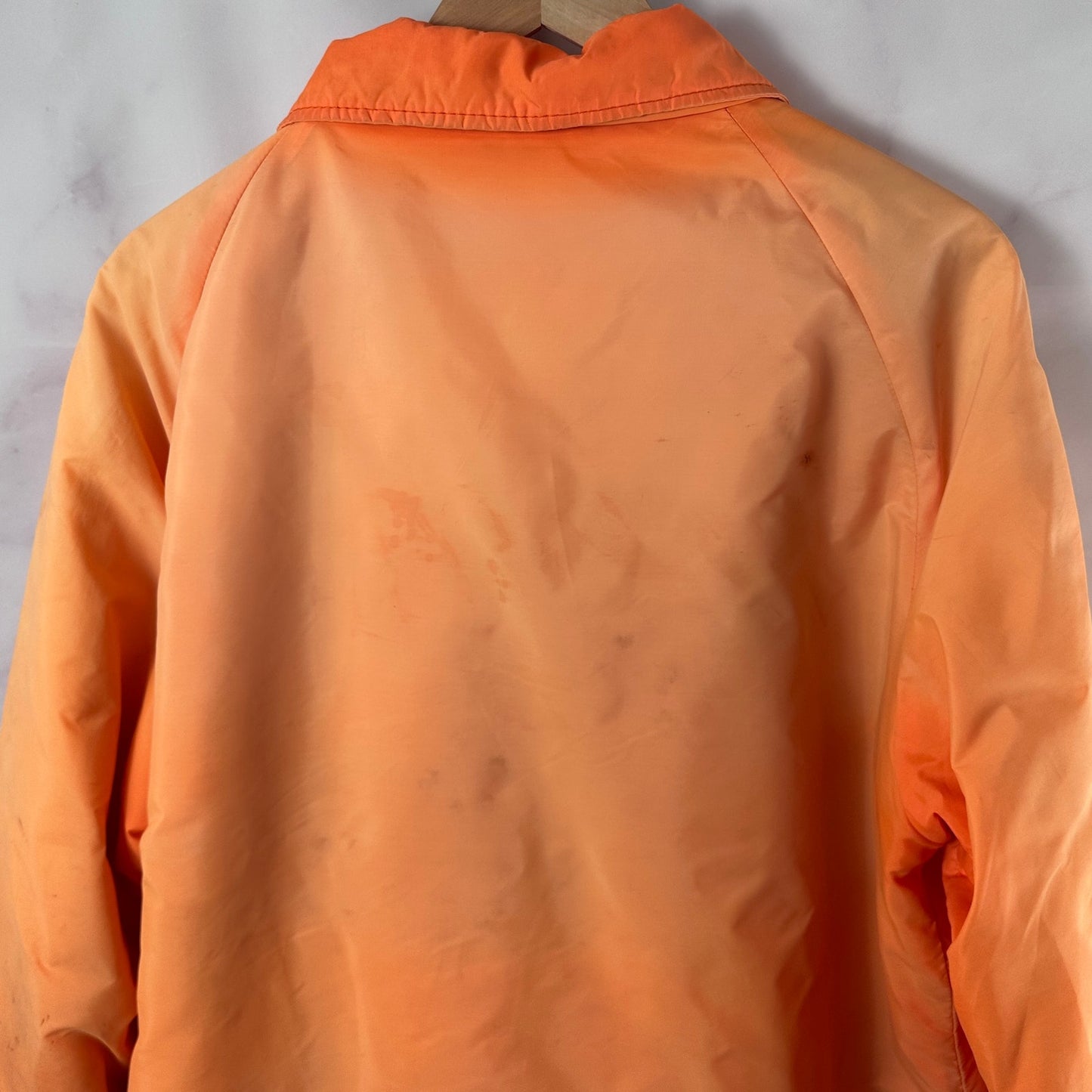 Vintage A$AP Bari Orange 70s Patch Coach Jacket