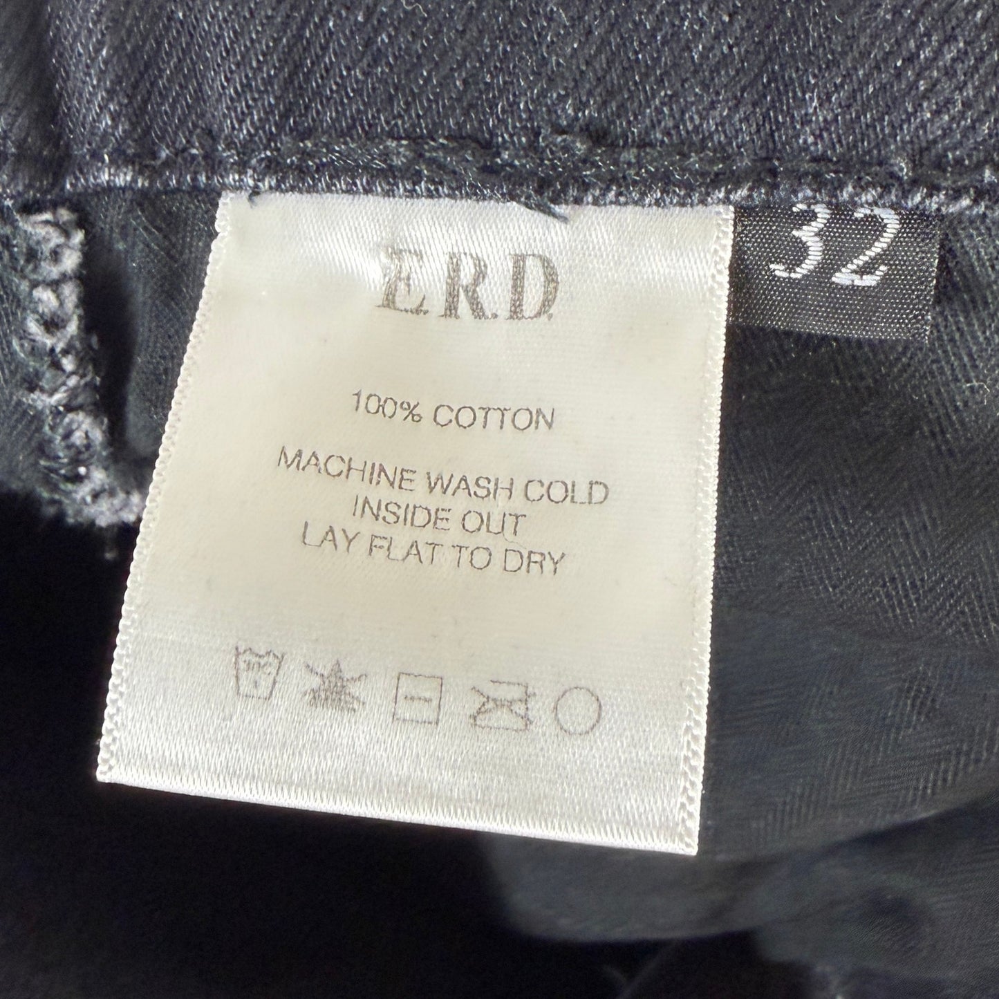 Enfants Riches Deprimes Double Knee Black Carpenter Pants