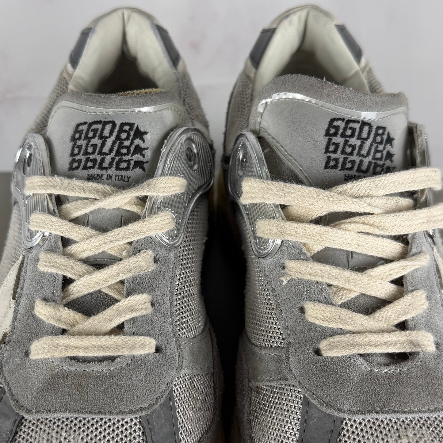 Golden Goose Dad Star Running Grey