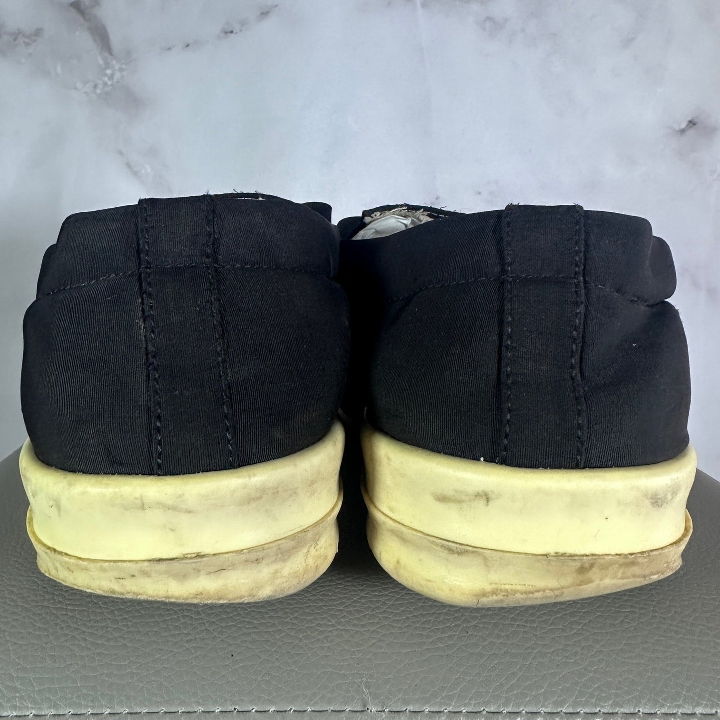 Rick Owens DRKSHDW Slip-On Ramone Boat Shoe Black