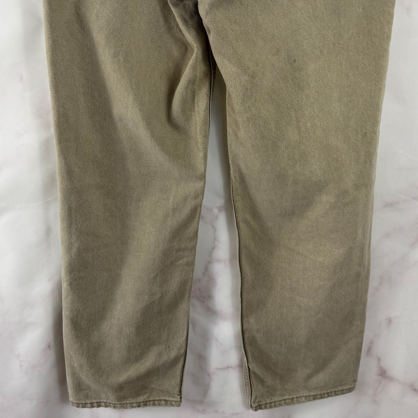 Vintage 80s Levi’s Orange Tab 550 Beige Denim