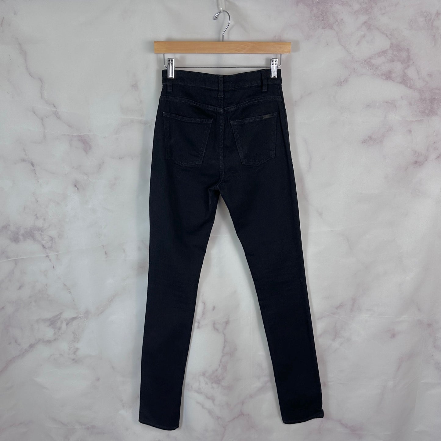 Saint Laurent Paris D04 Women's Skinny Black Denim