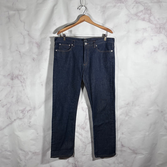 A.P.C. Petit Standard Jean Droit Etroit Straight Indigo Denim Jeans