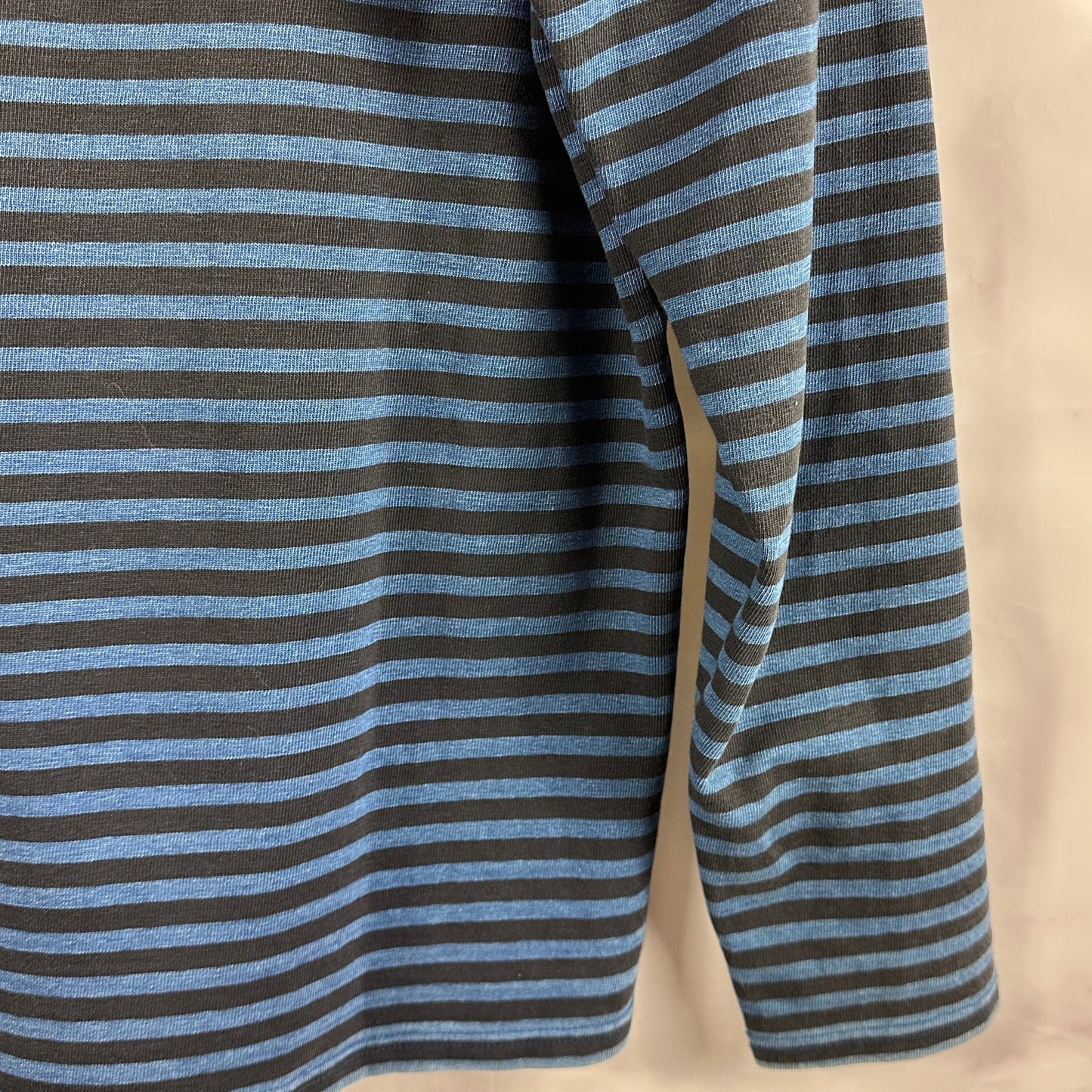 Visvim S/S14 Border Crew Indigo Striped Longsleeve