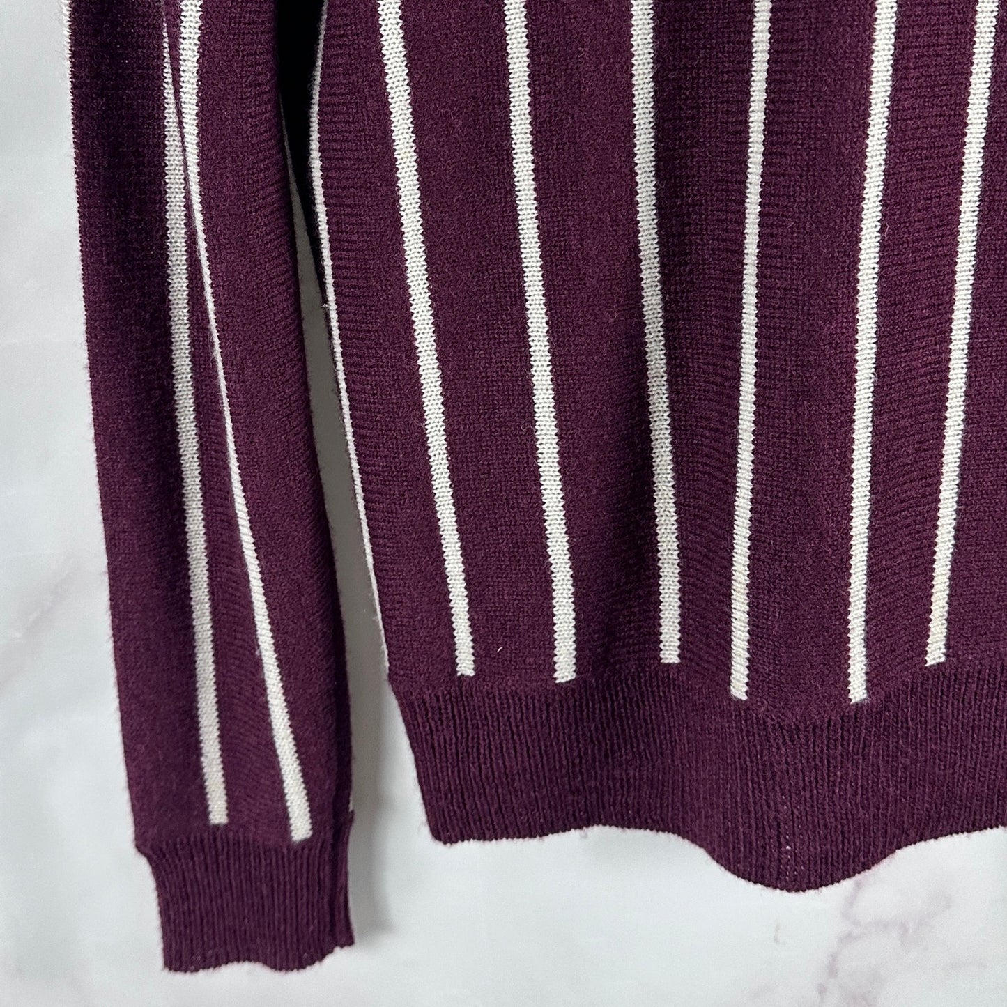 Tete Homme Japanese Red Striped Cardigan
