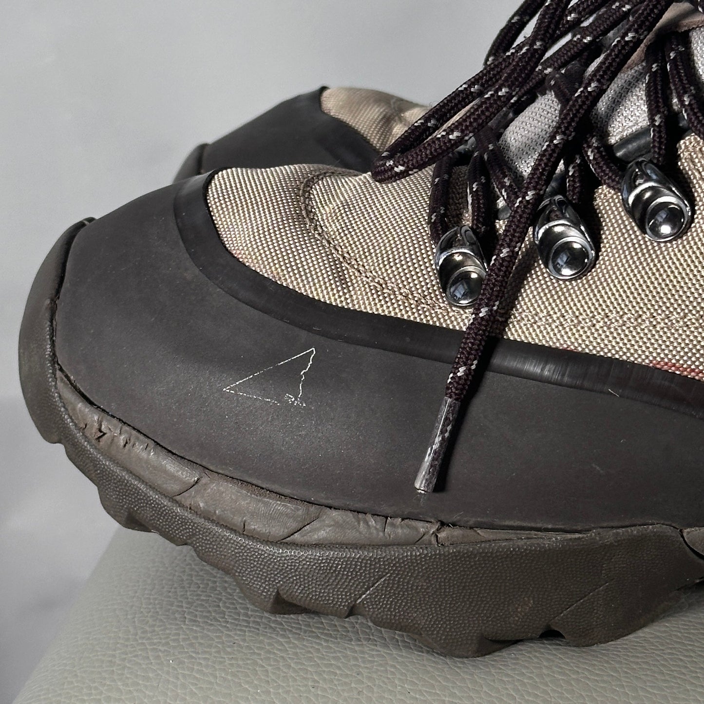 ROA Andreas Strap Boot Taupe Brown