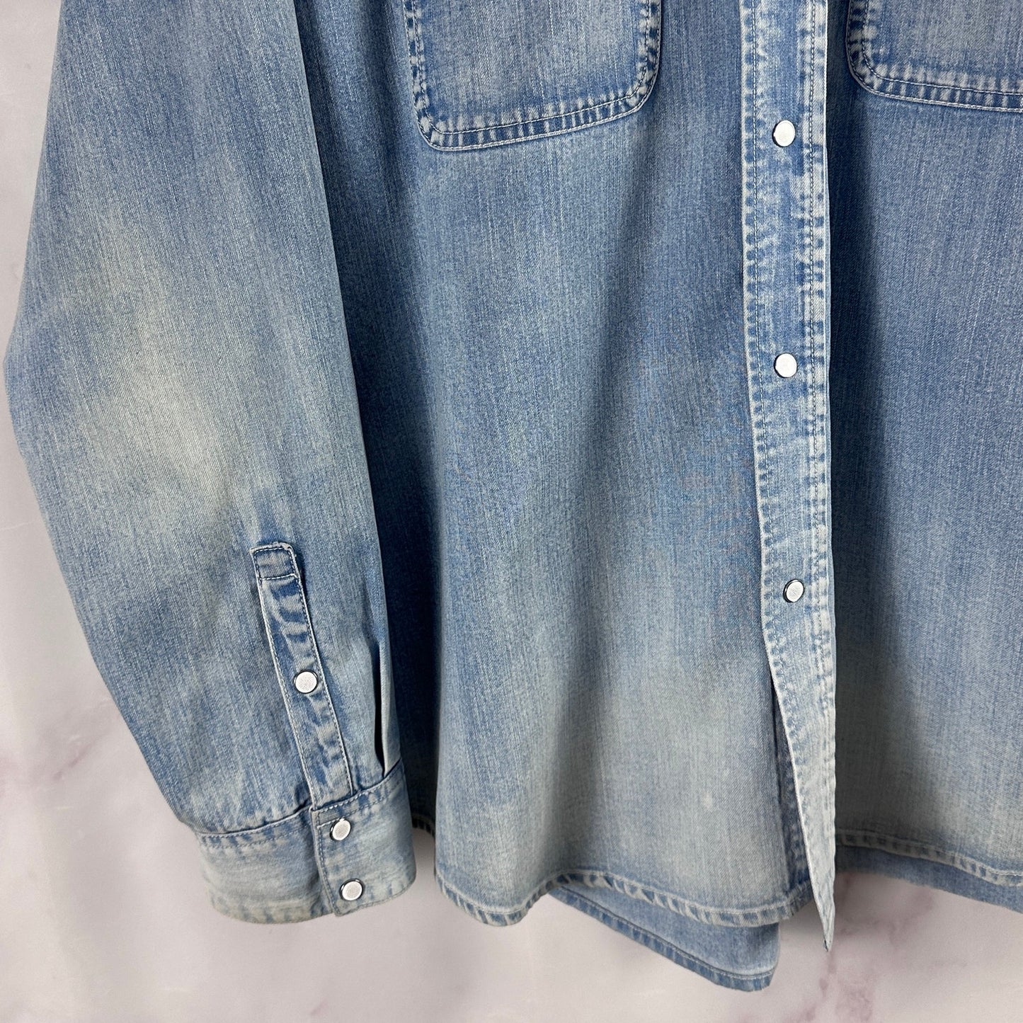 Visvim S/S20 Damaged Handyman Selvedge Denim Shirt