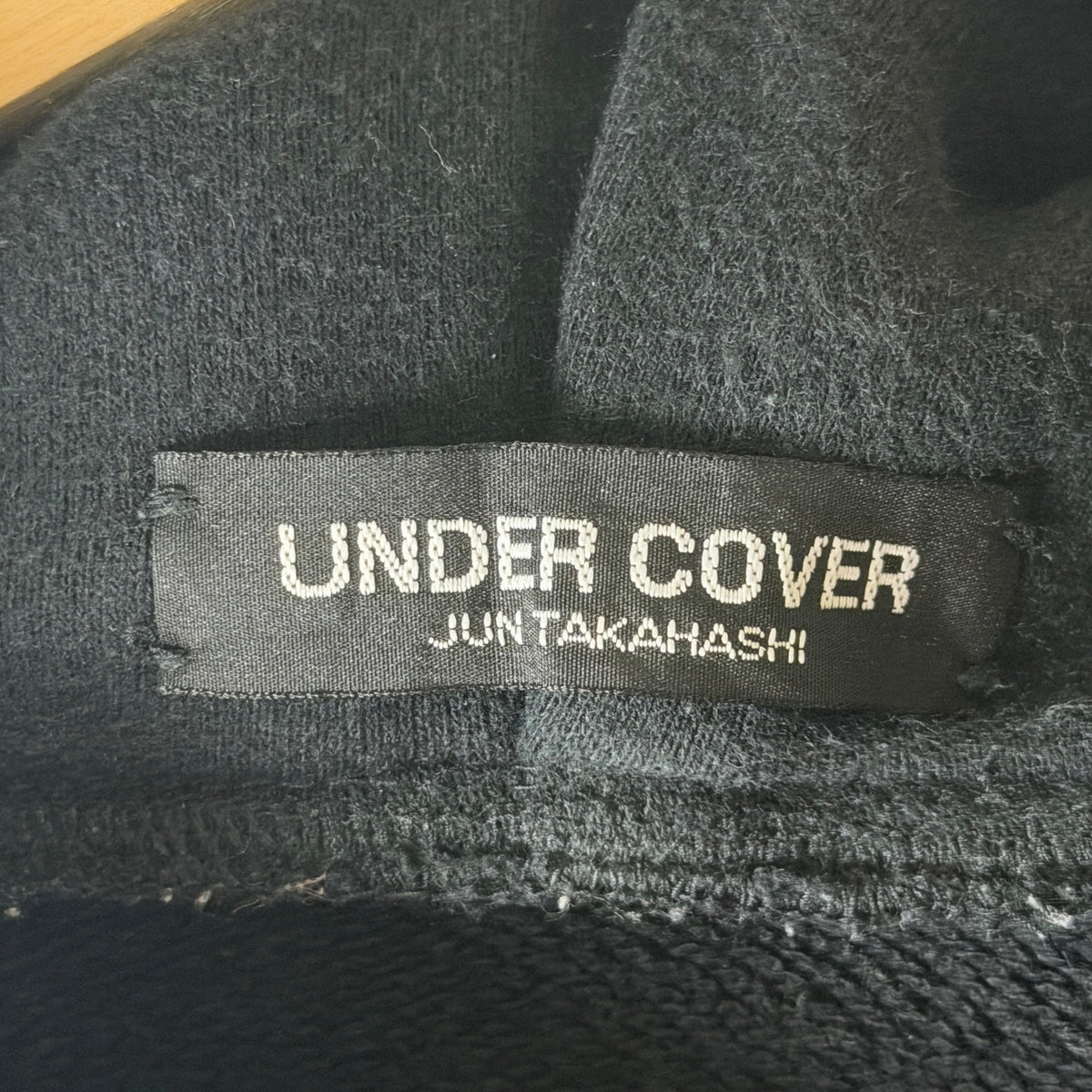 Undercover x Girls Don't Cry Black Text Hoodie