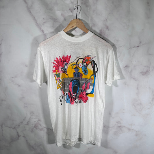 Pink Floyd 90's 'The Wall' White Graphic Tee