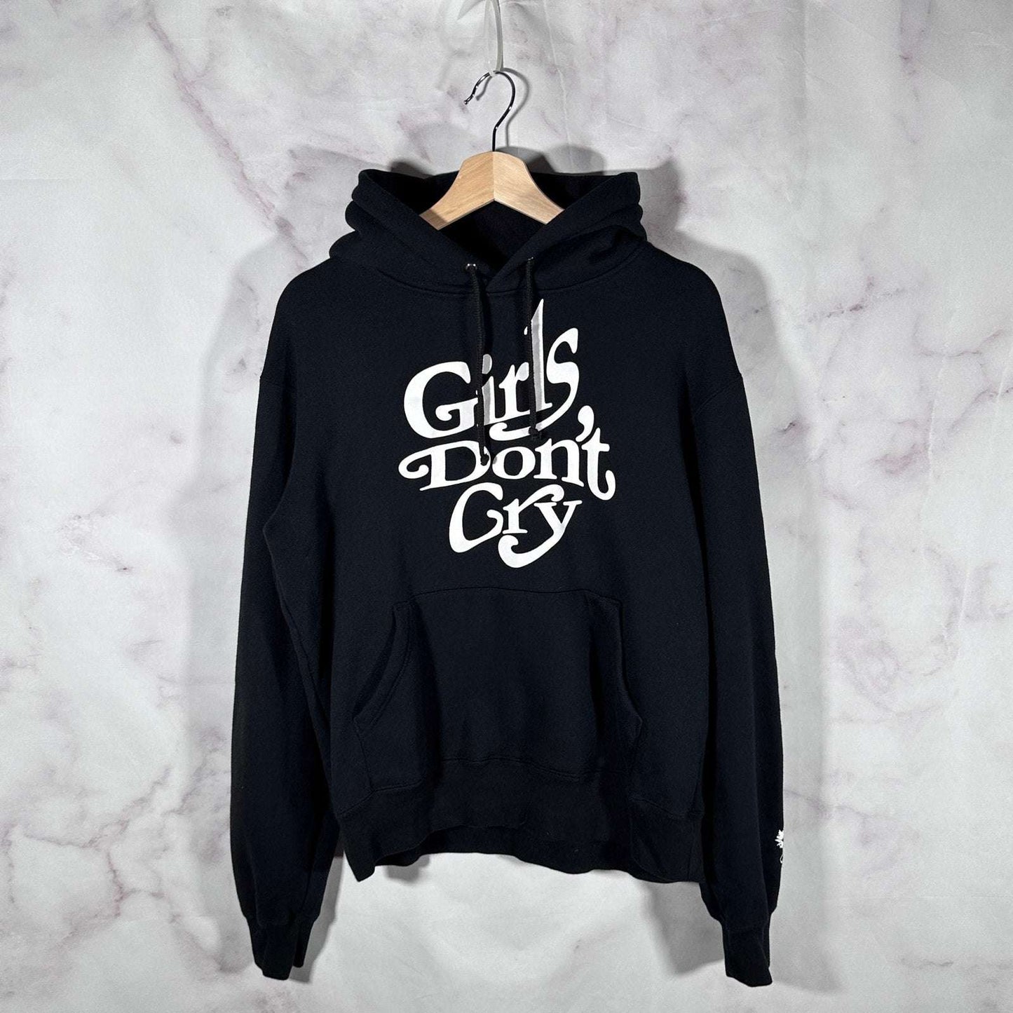 Undercover x Girls Don’t Cry Black Text Hoodie