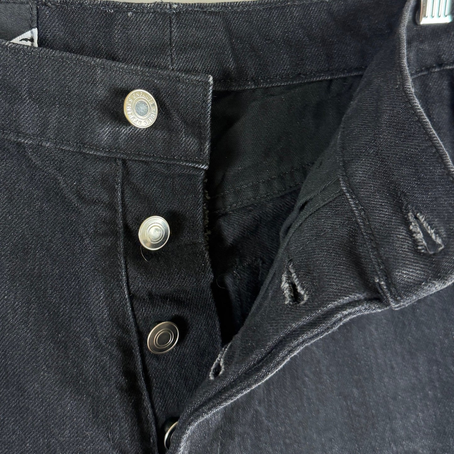 Enfants Riches Deprimes Double Knee Black Carpenter Pants