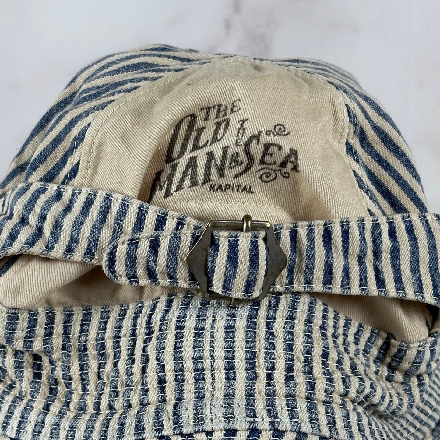 Kapital Old Man & The Sea Striped Boro Bucket Hat