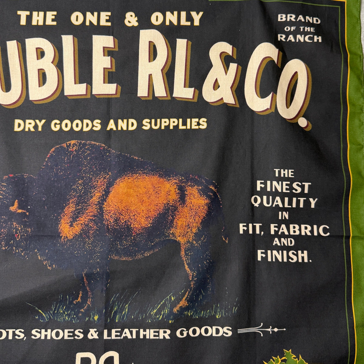 RRL Double RL&Co. Dry Goods Indigo Bandana