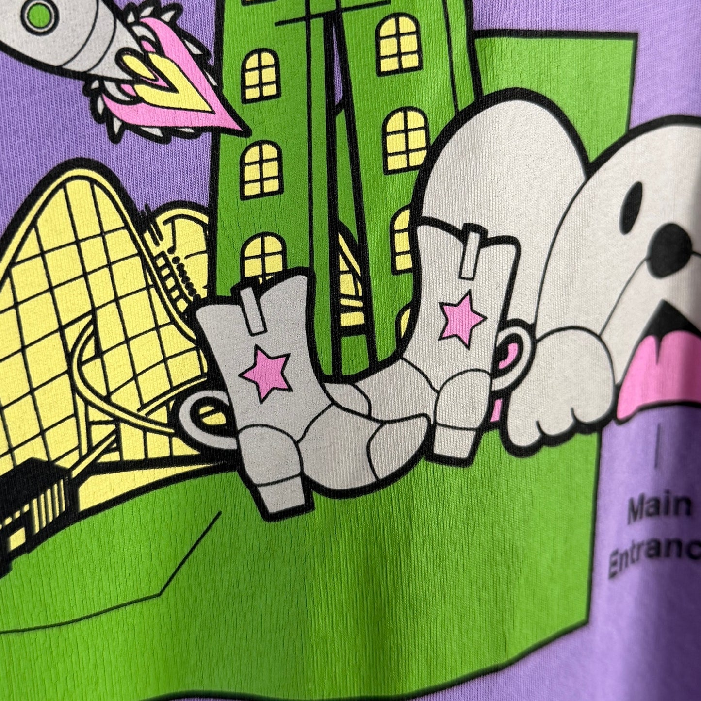 Helmut Lang Purple NY Store Tee