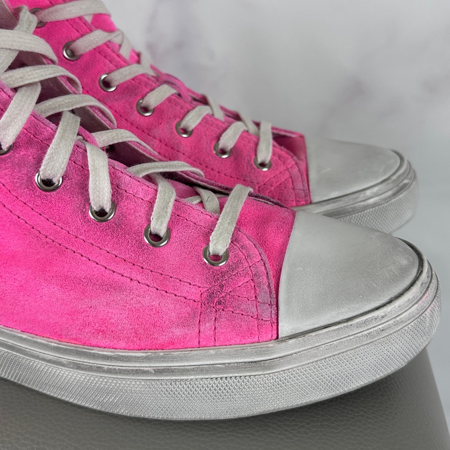 Saint Laurent Paris Pink Bedford High