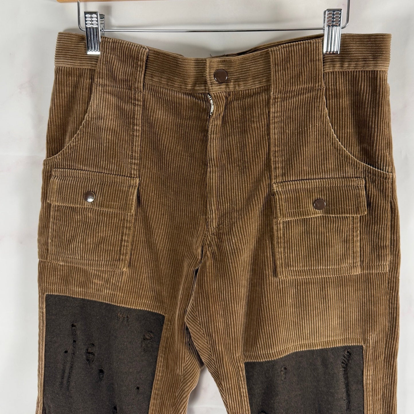 Undercover A/W02 Witch's Cell Division Brown Corduroy Cargo Pant