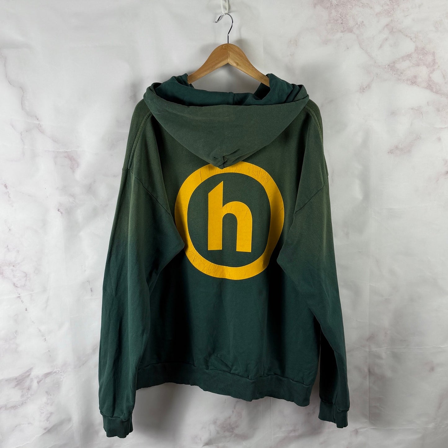 Hidden NY Green Sun Faded Hoodie