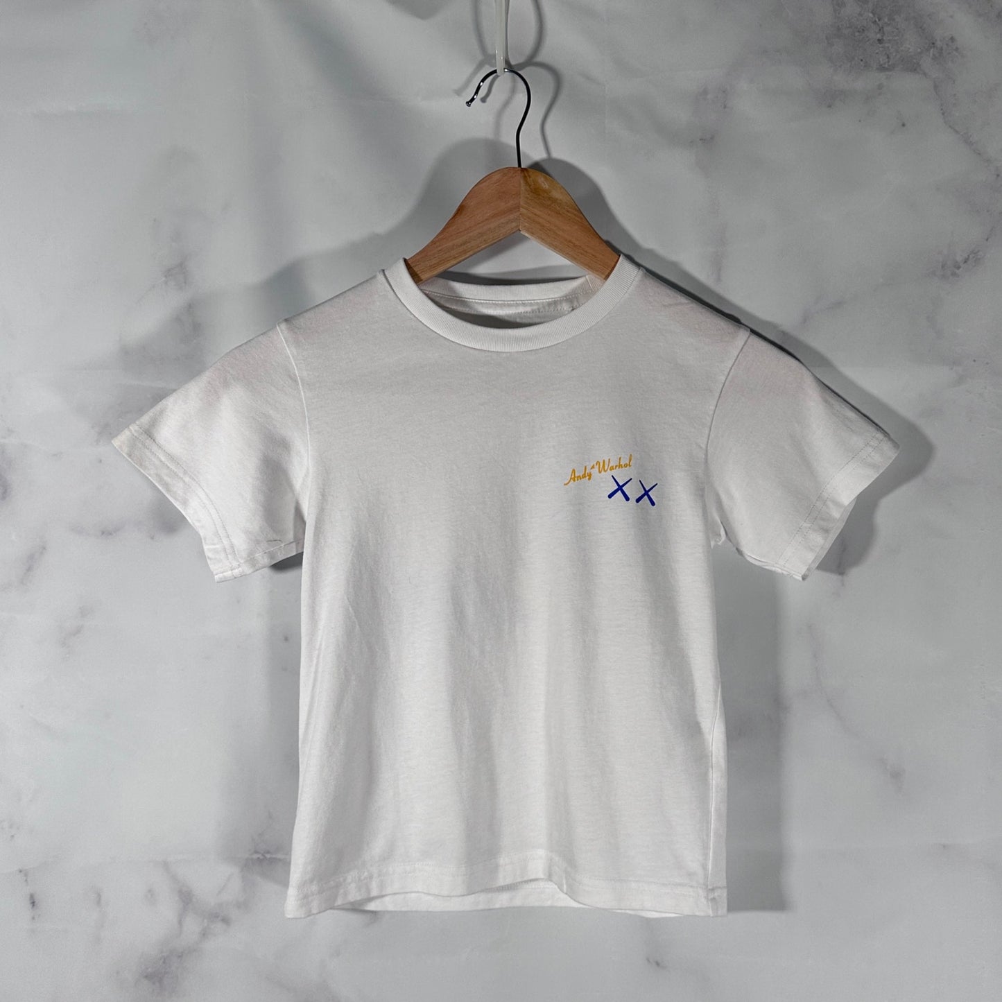 Kaws x Uniqlo x Andy Warhol White Graphic Tee