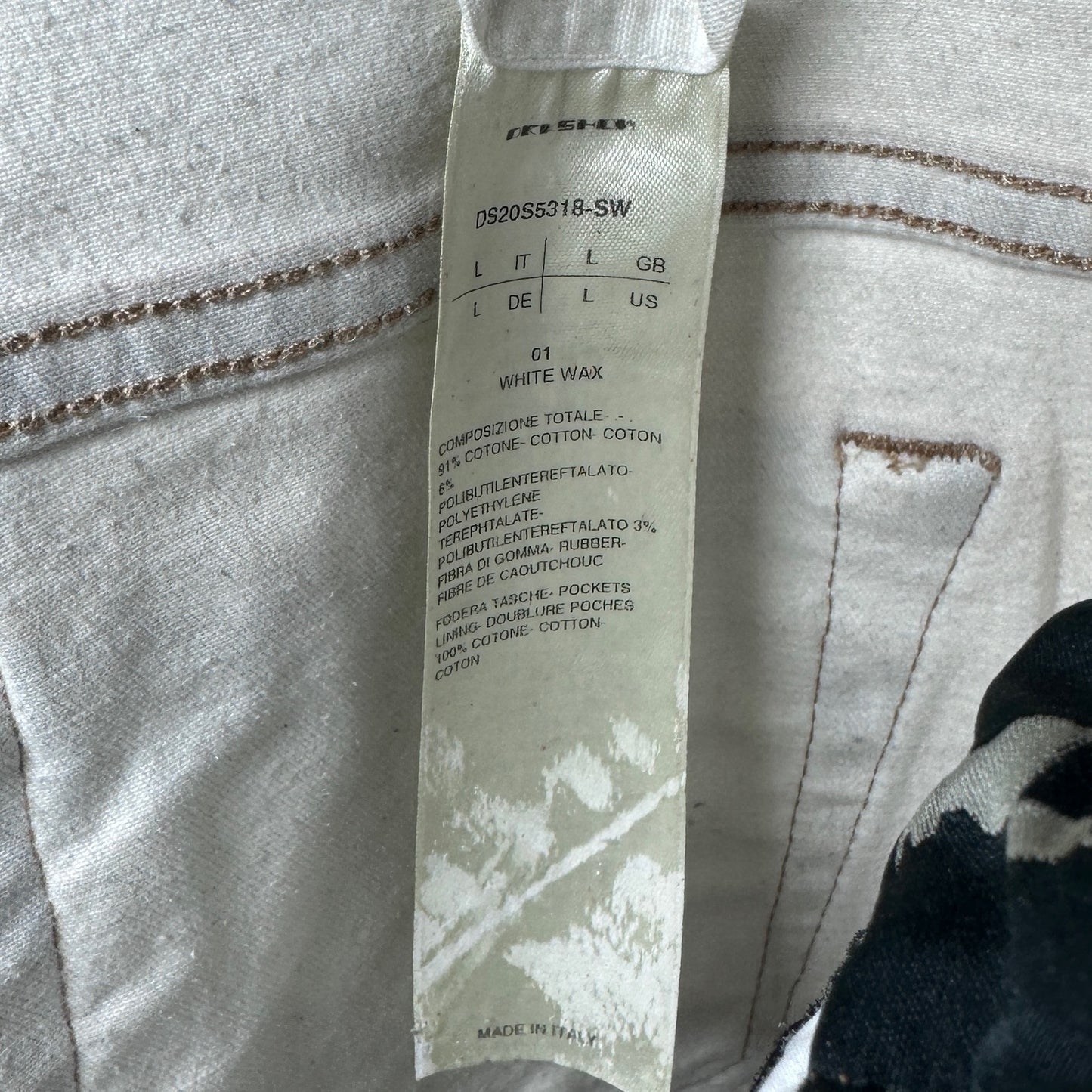 Rick Owens DRKSHDW Painted Wax Nagakin Denim by Nyree Morrison