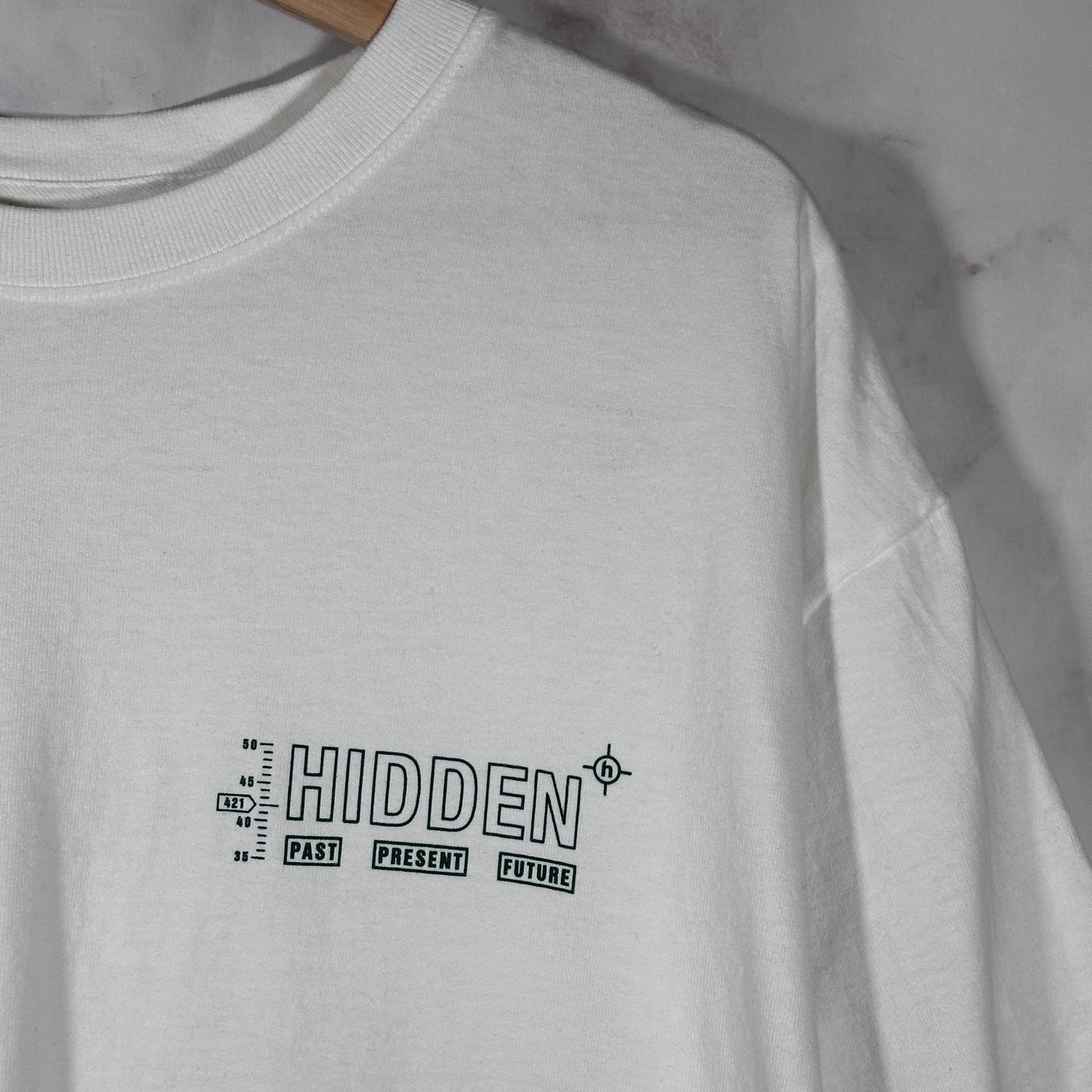 Hidden NY White/Green Navigation Tee